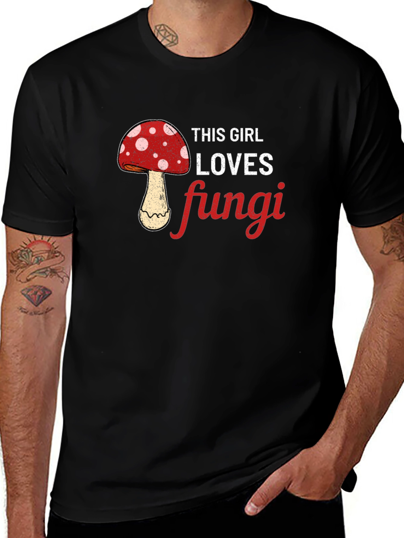 Variant 14 of Fungi Lover T-Shirt - Mushroom Graphic Tee