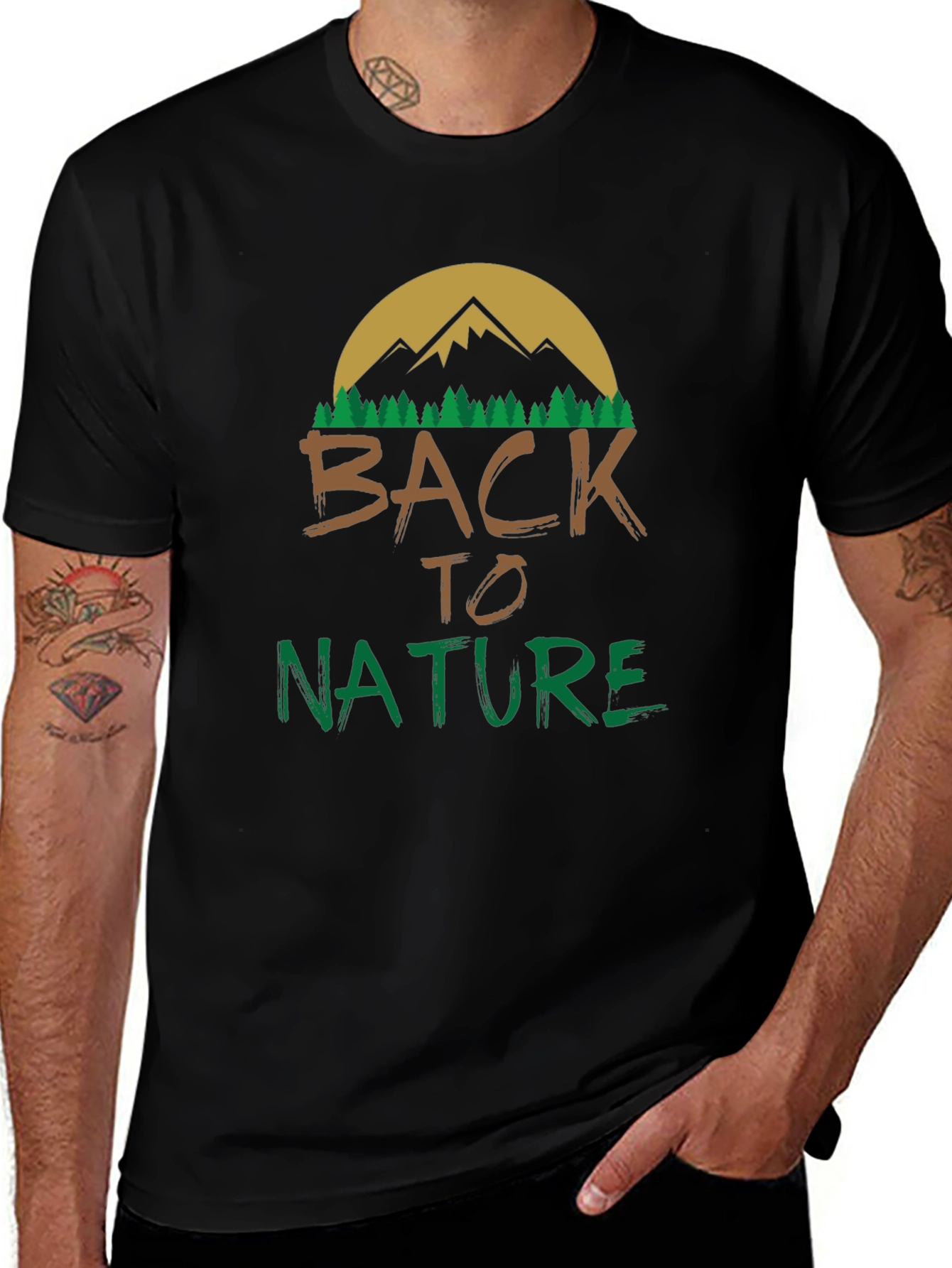 Variant 17 of Back to Nature Graphic T-Shirt