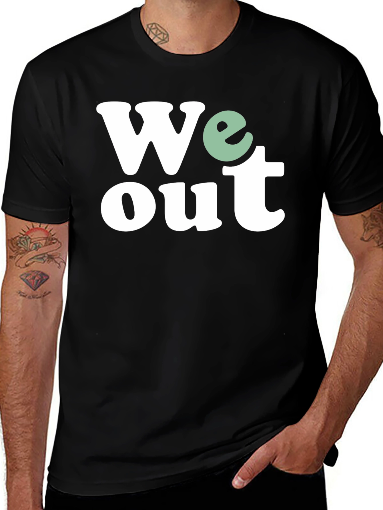 Variant 13 of We Out T-Shirt - Black, Casual, Trendy