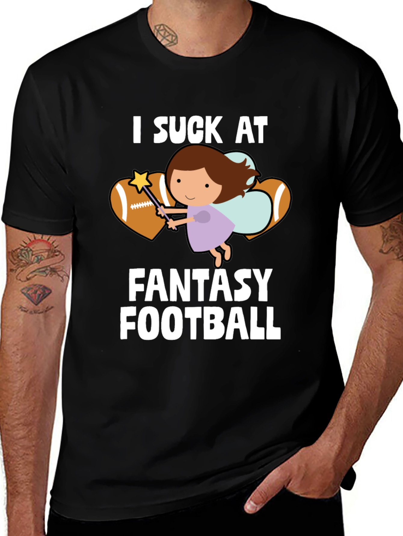 Variant 21 of I Suck At Fantasy Football T-Shirt