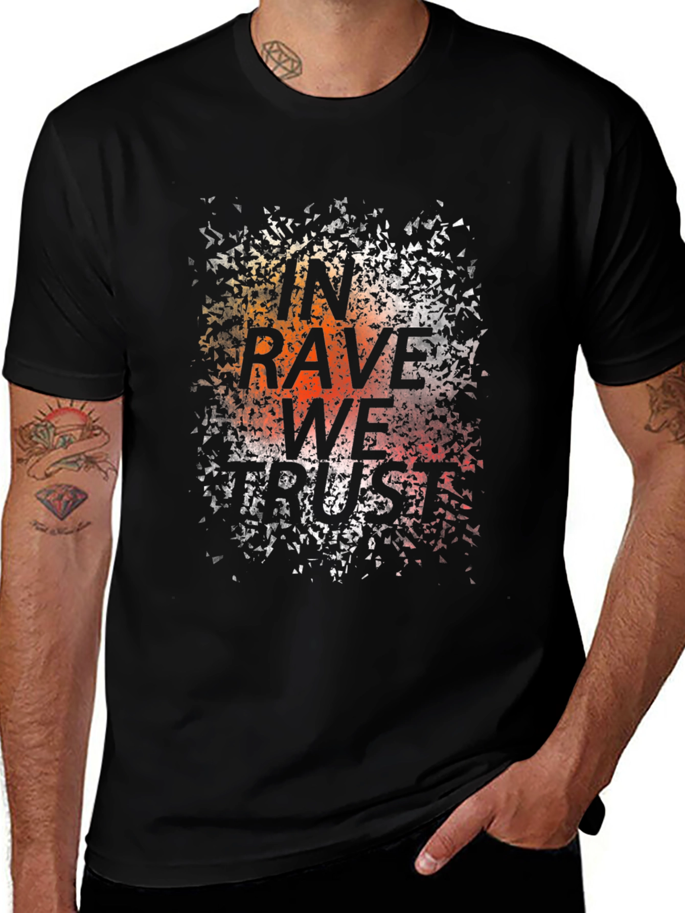 Variant 21 of In Rave We Trust Graphic Tee