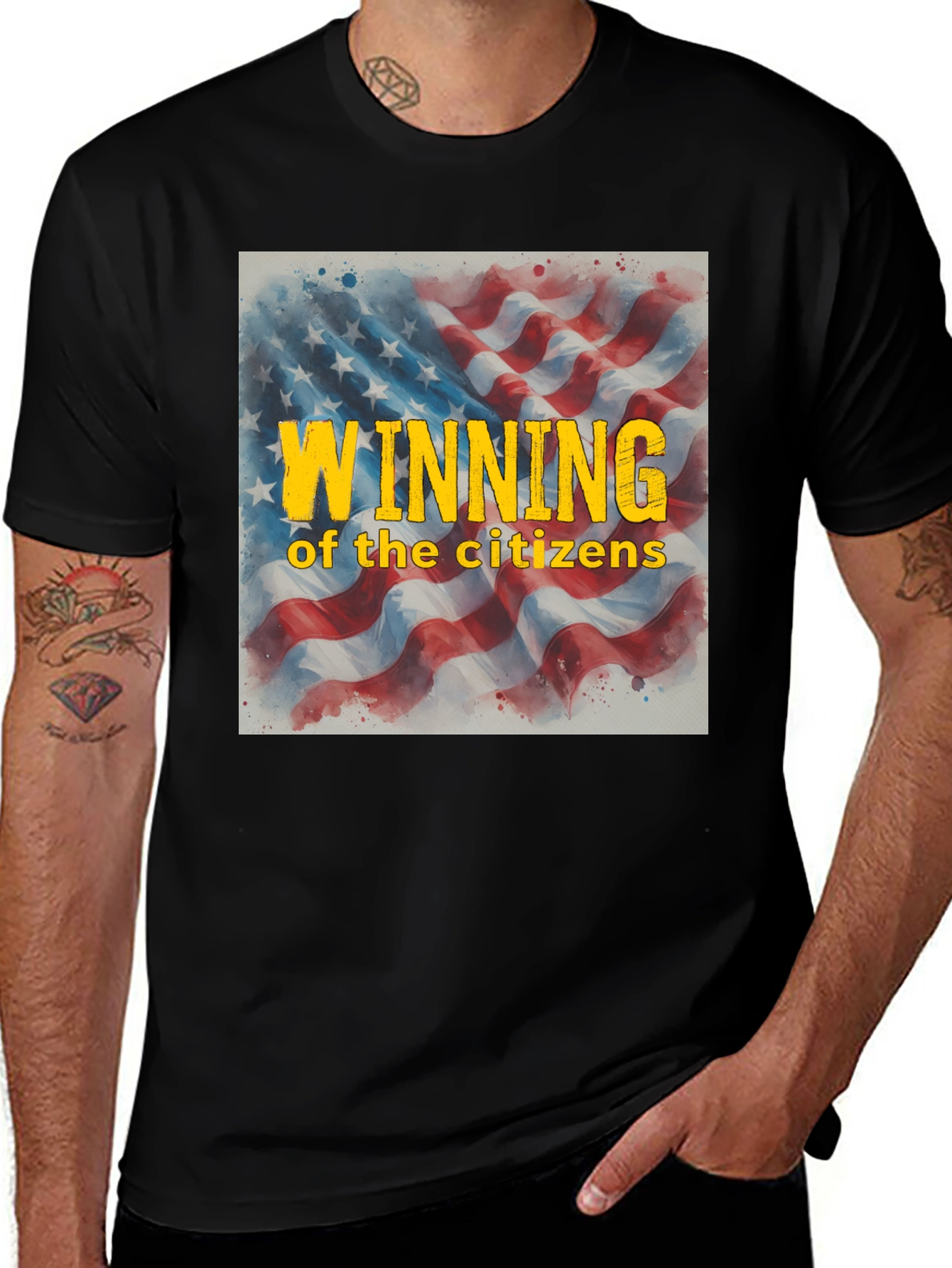 Variant 4 of Winning Citizens Graphic Tee