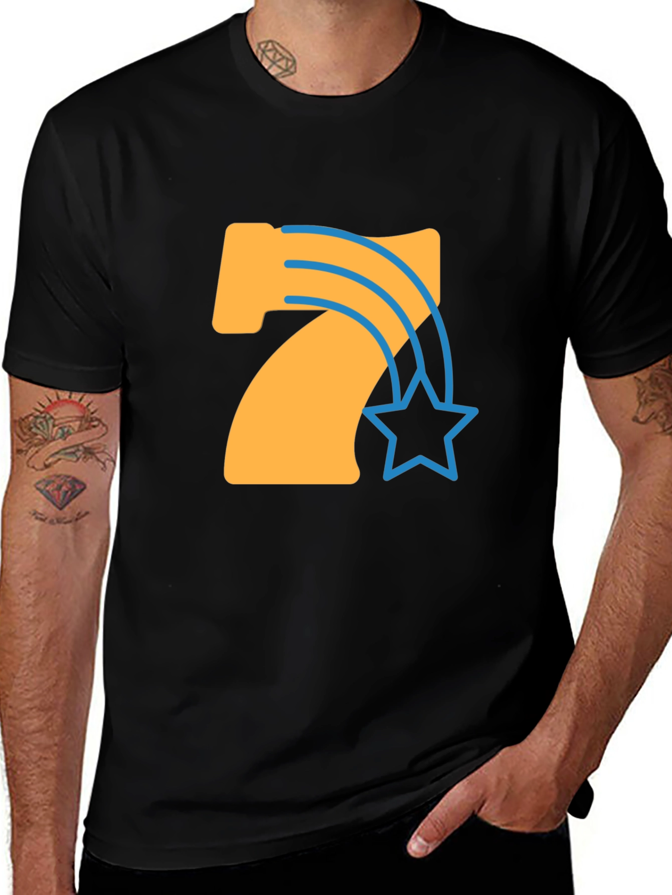 Variant 15 of Lucky Number Seven T-Shirt