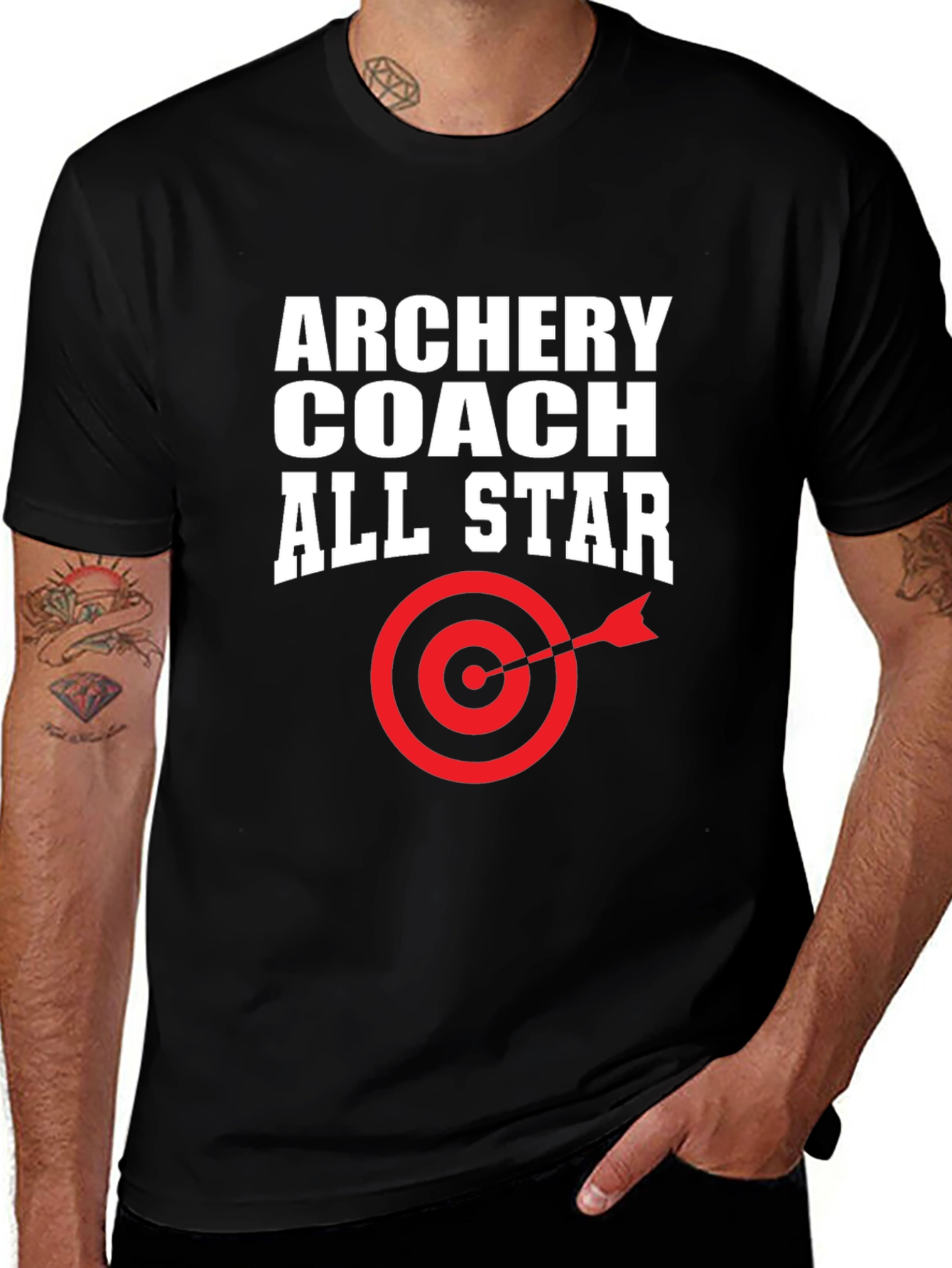 Variant 15 of Archery Coach All Star Graphic Tee