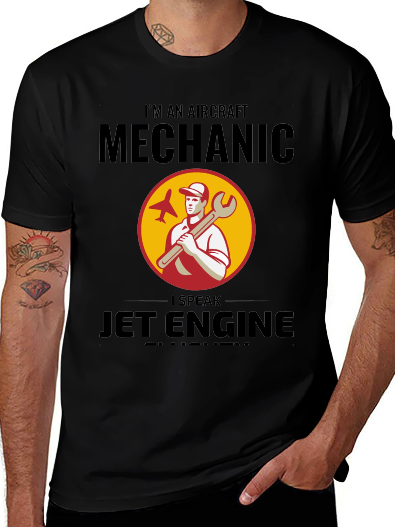 Aircraft Mechanic Jet Engine T-Shirt