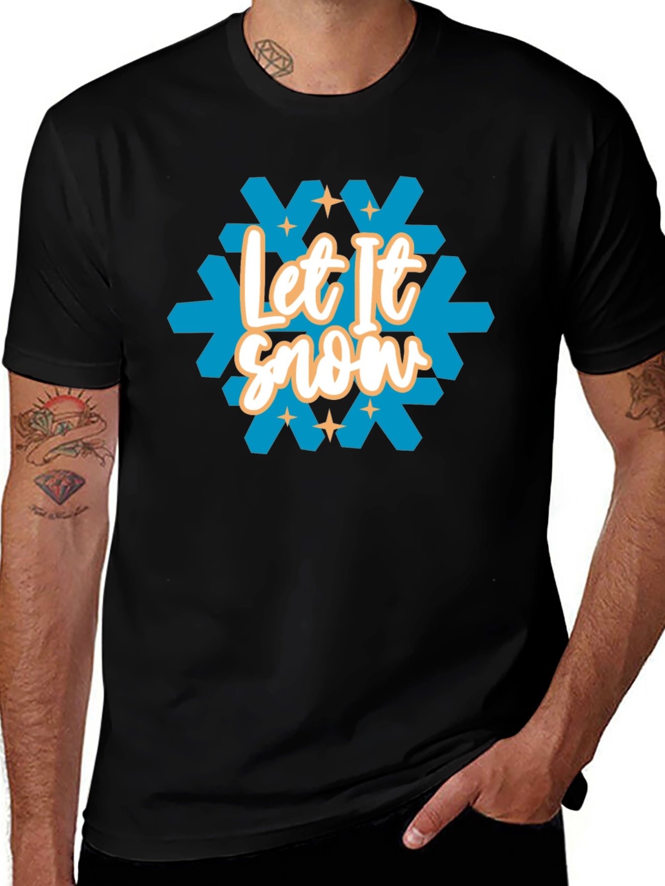 Variant 7 of Let It Snow Holiday T-Shirt