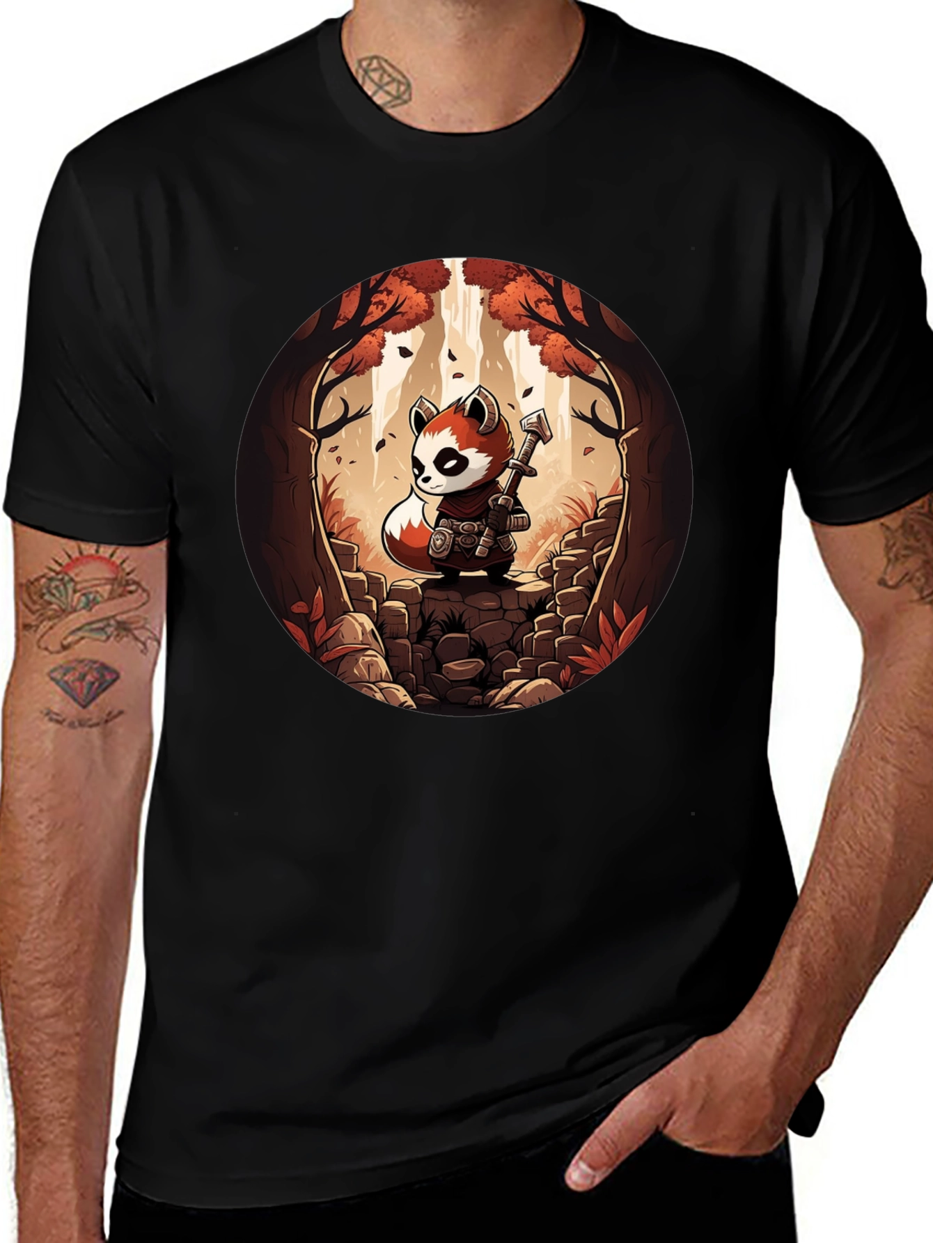 Variant 18 of Red Panda Adventurer T-Shirt