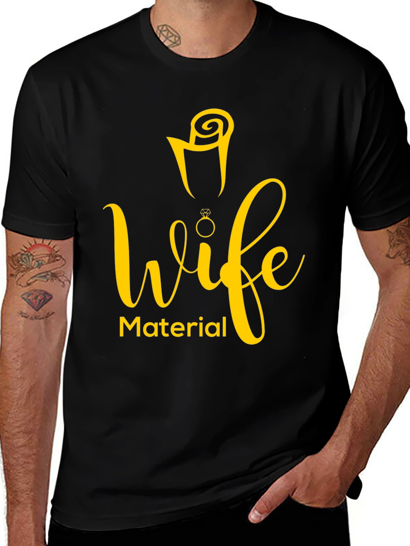 Wife Material T-Shirt - Funny Engagement Tee