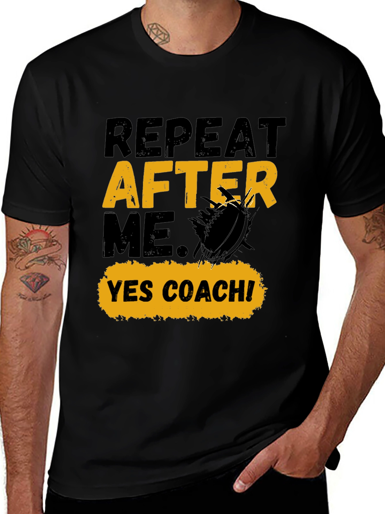 Variant 14 of Repeat After Me Yes Coach T-Shirt