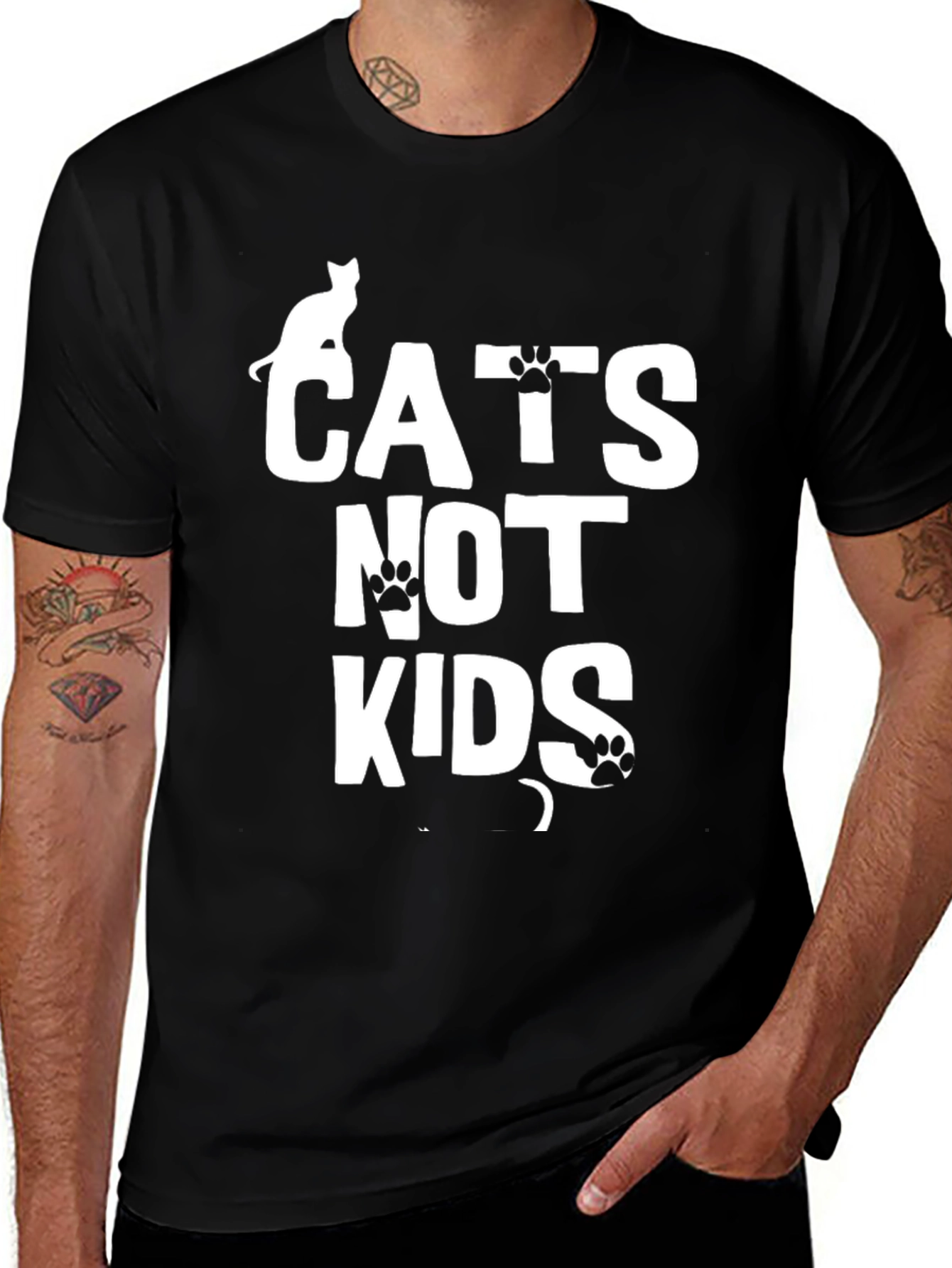 Variant 21 of Cats Not Kids Graphic T-Shirt