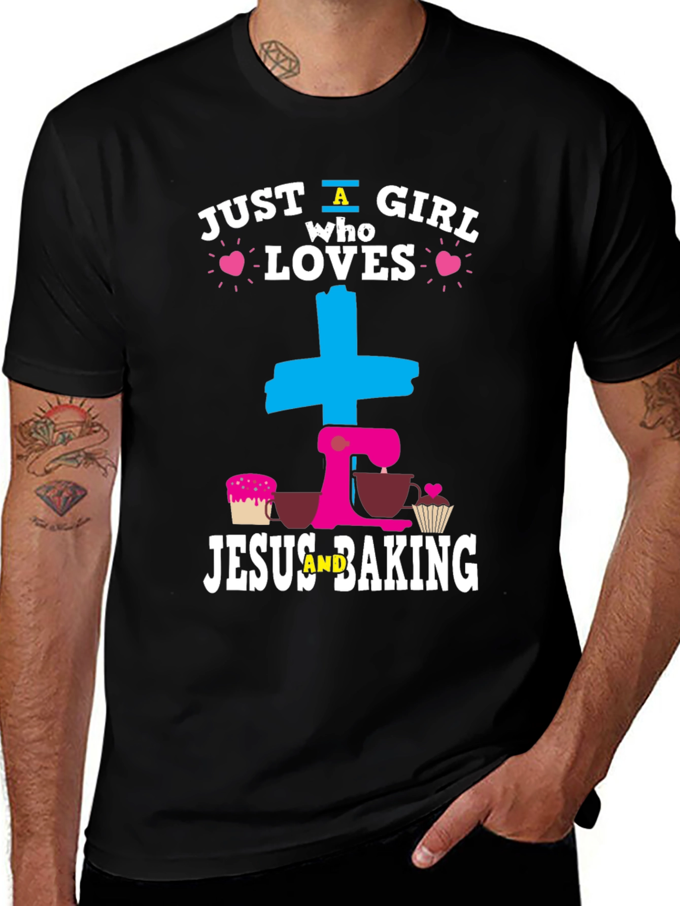 Just a Girl Who Loves Jesus and Baking T-Shirt
