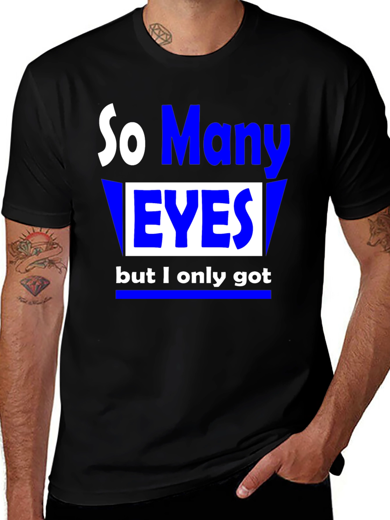 Variant 21 of So Many Eyes T-Shirt - Funny Graphic Tee