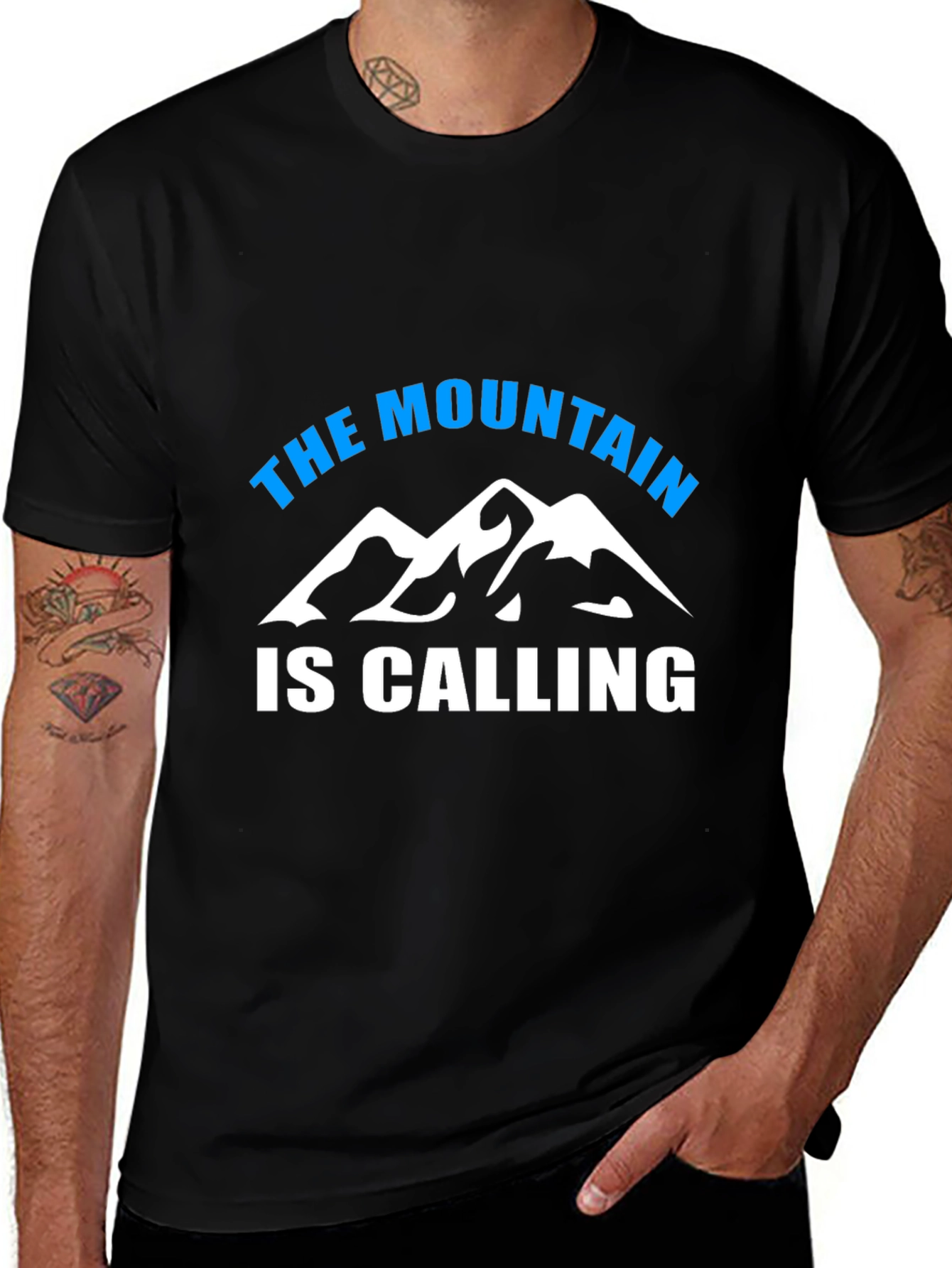 Variant 30 of The Mountain is Calling Graphic Tee