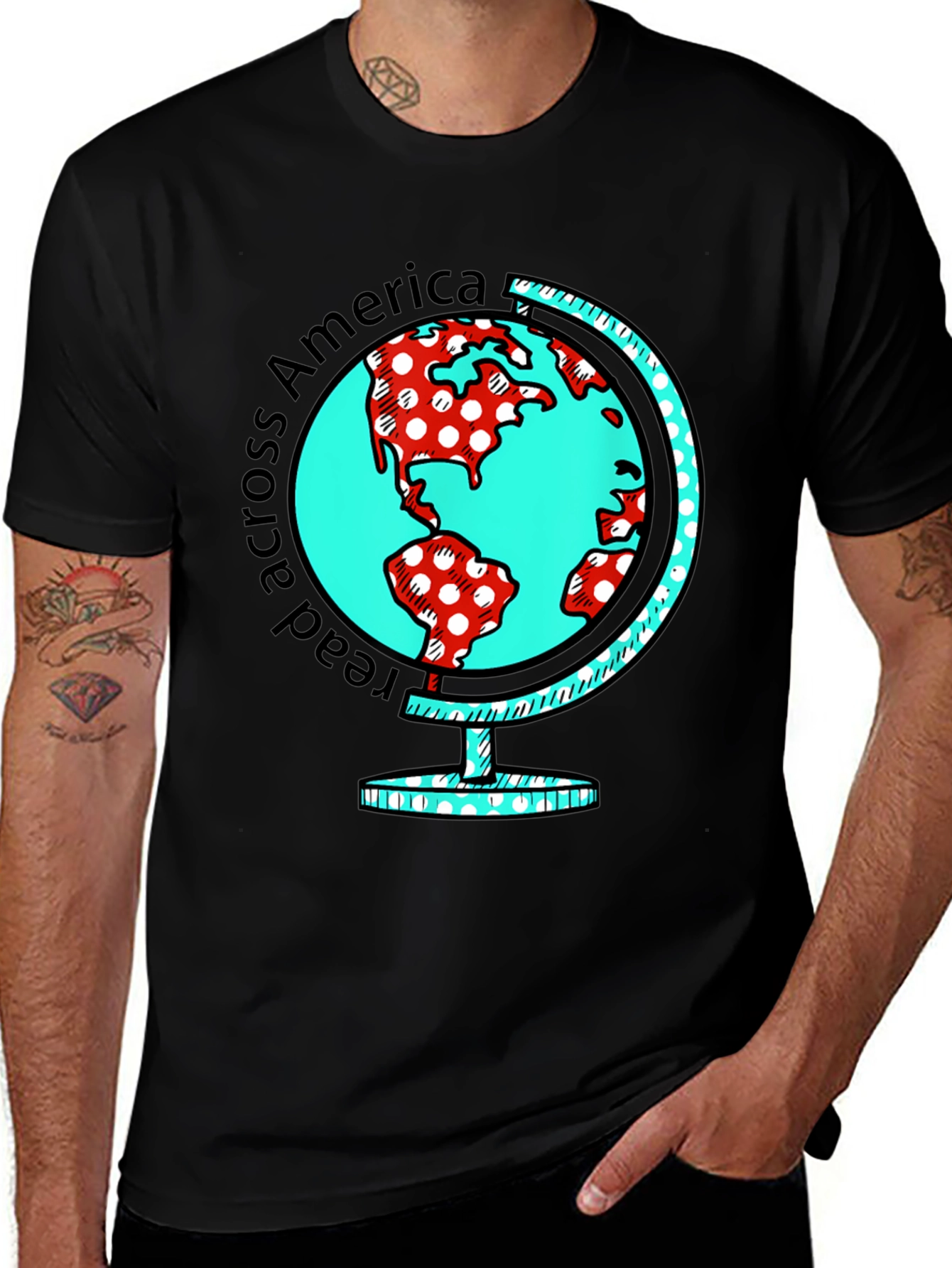 Read Across America Globe T-Shirt