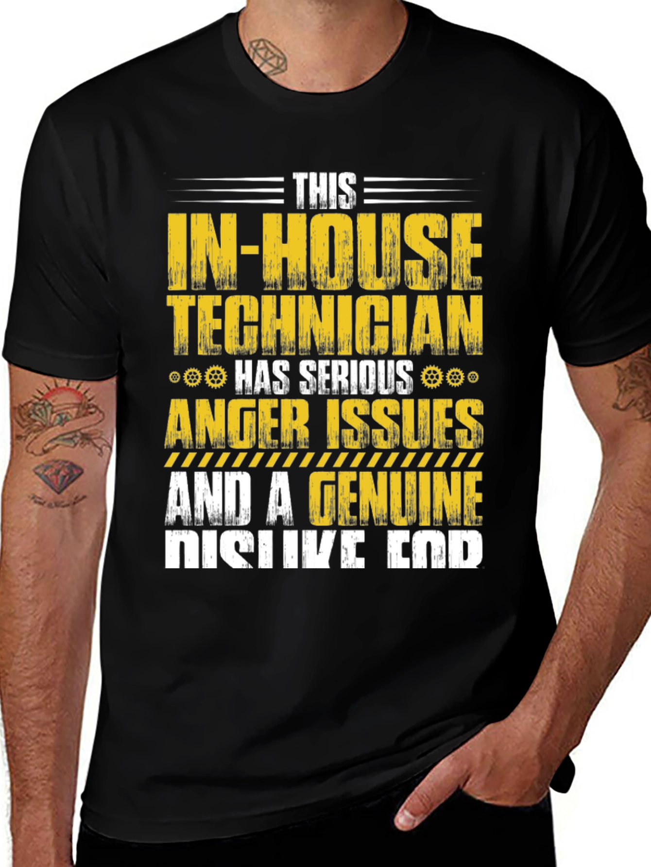 Variant 2 of In-House Technician Anger Issues Graphic Tee