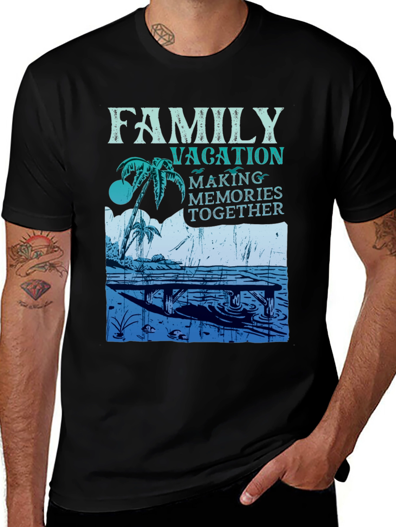 Variant 26 of Family Vacation Memories Tee