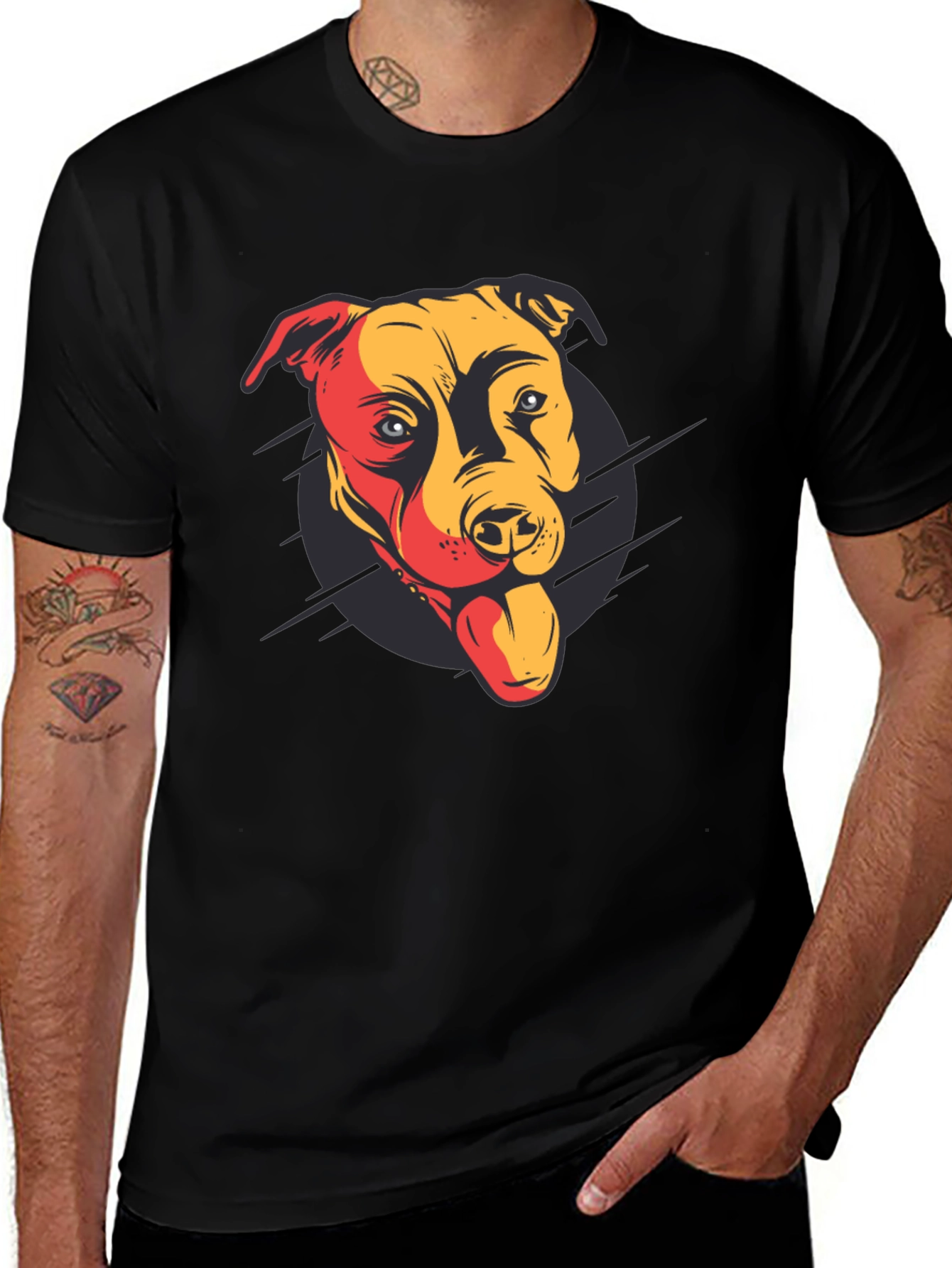 Variant 13 of Pitbull Graphic T-Shirt - Cool Dog Lover Tee