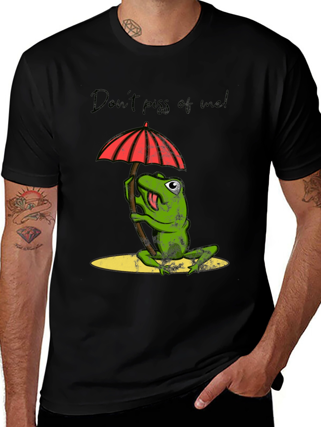 Variant 7 of Don't Piss Off Me Frog T-Shirt