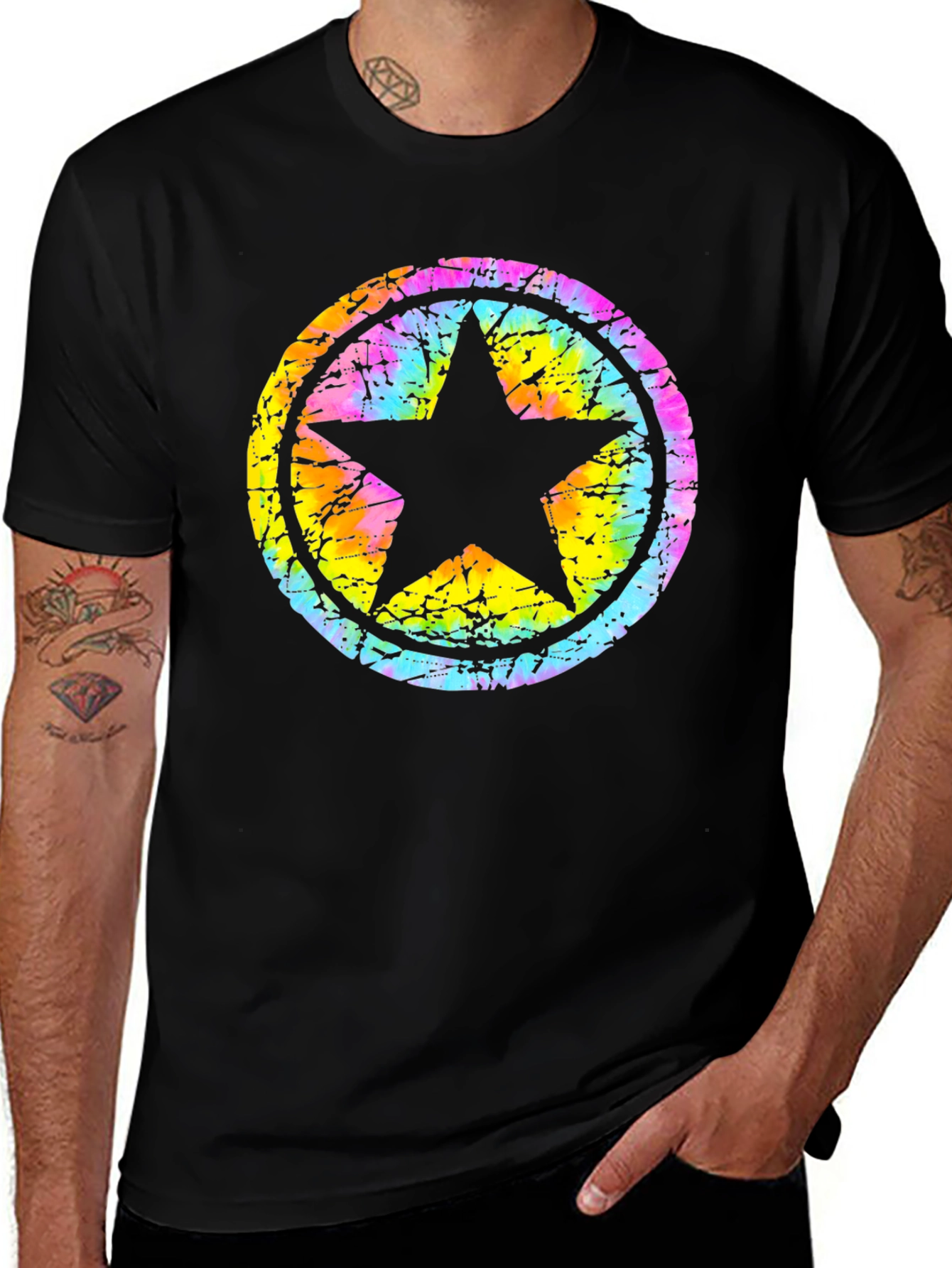 Variant 3 of Retro Starburst Graphic T-Shirt