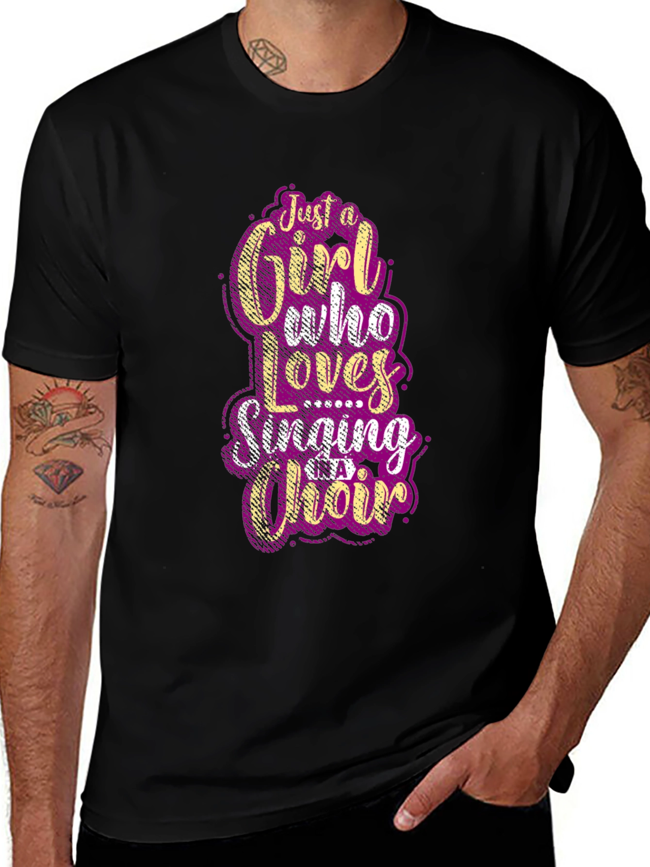 Variant 30 of Girl Who Loves Singing Choir T-Shirt