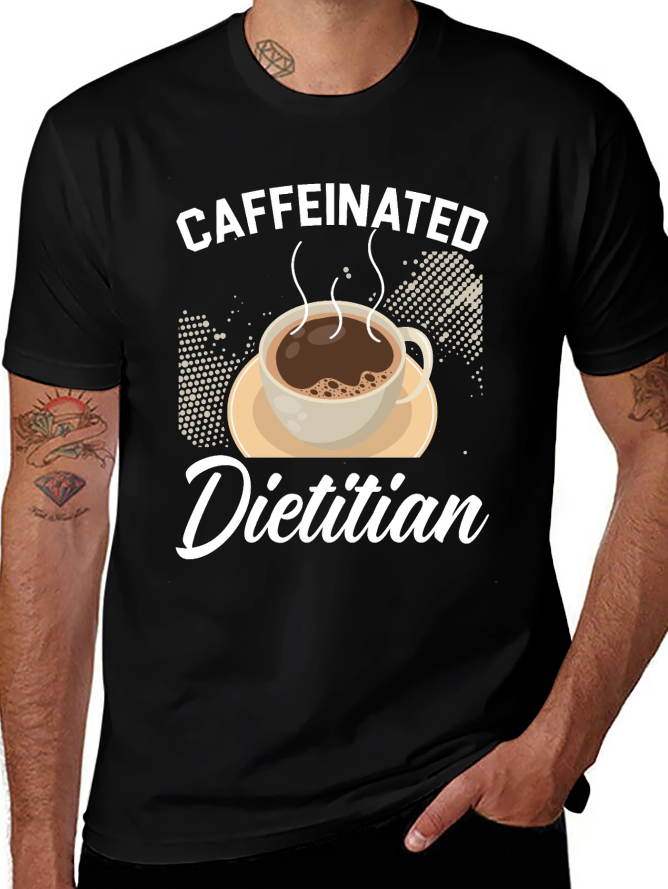Variant 20 of Caffeinated Dietitian Graphic Tee