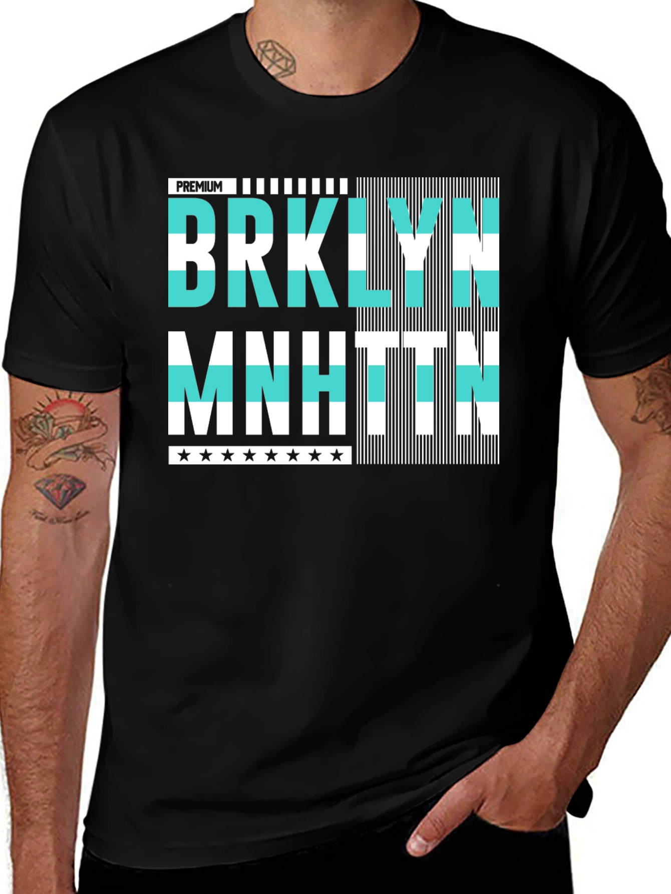 Variant 19 of Brooklyn Manhattan Premium Graphic Tee