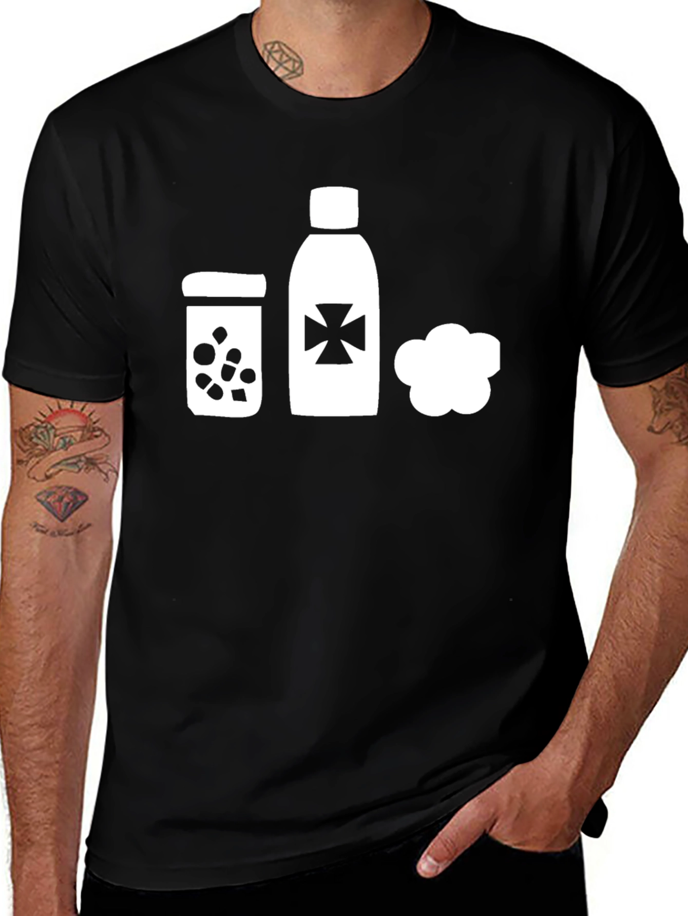 Medical Humor Graphic T-Shirt - Black