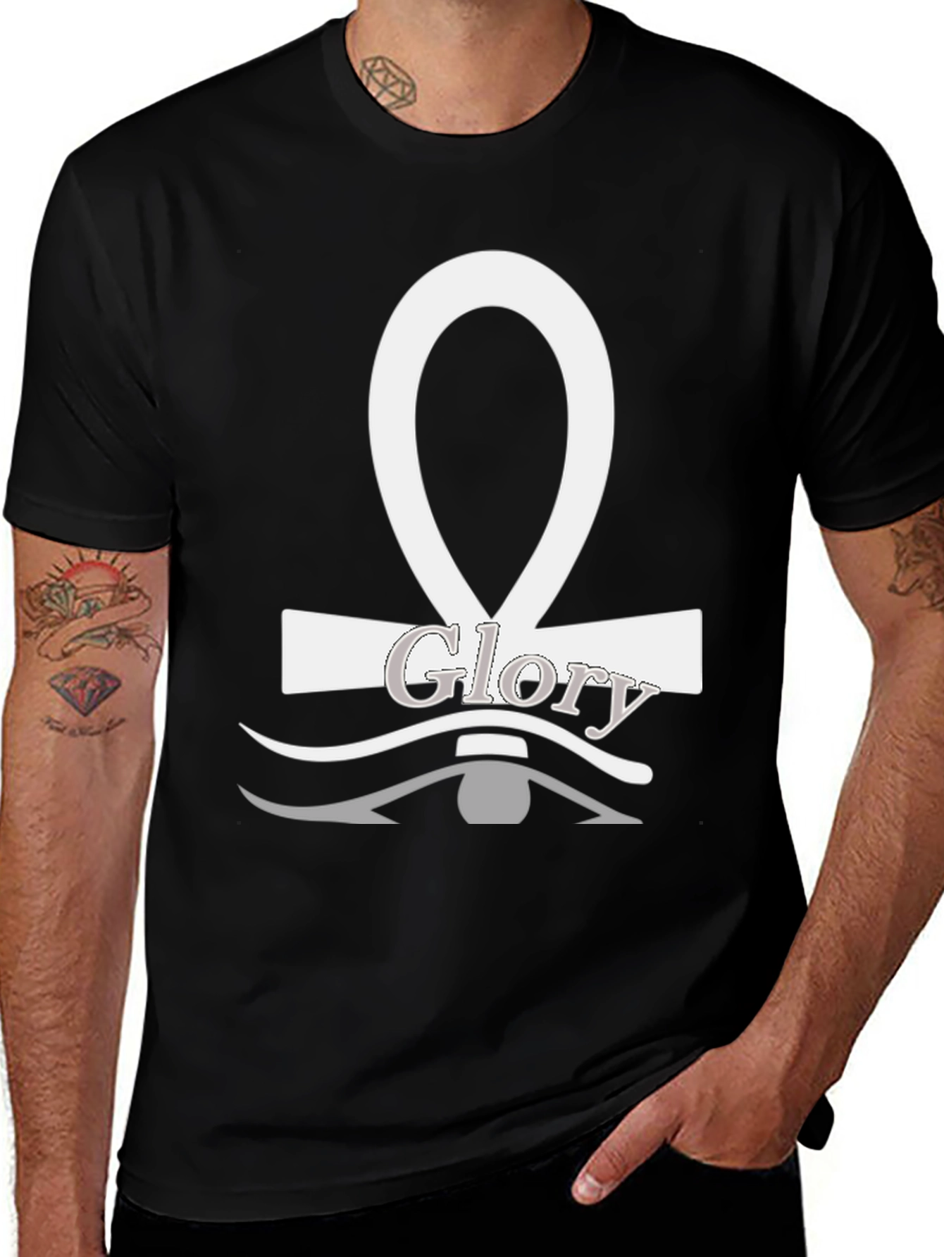 Glory Ankh T-Shirt - Egyptian Symbol Fashion