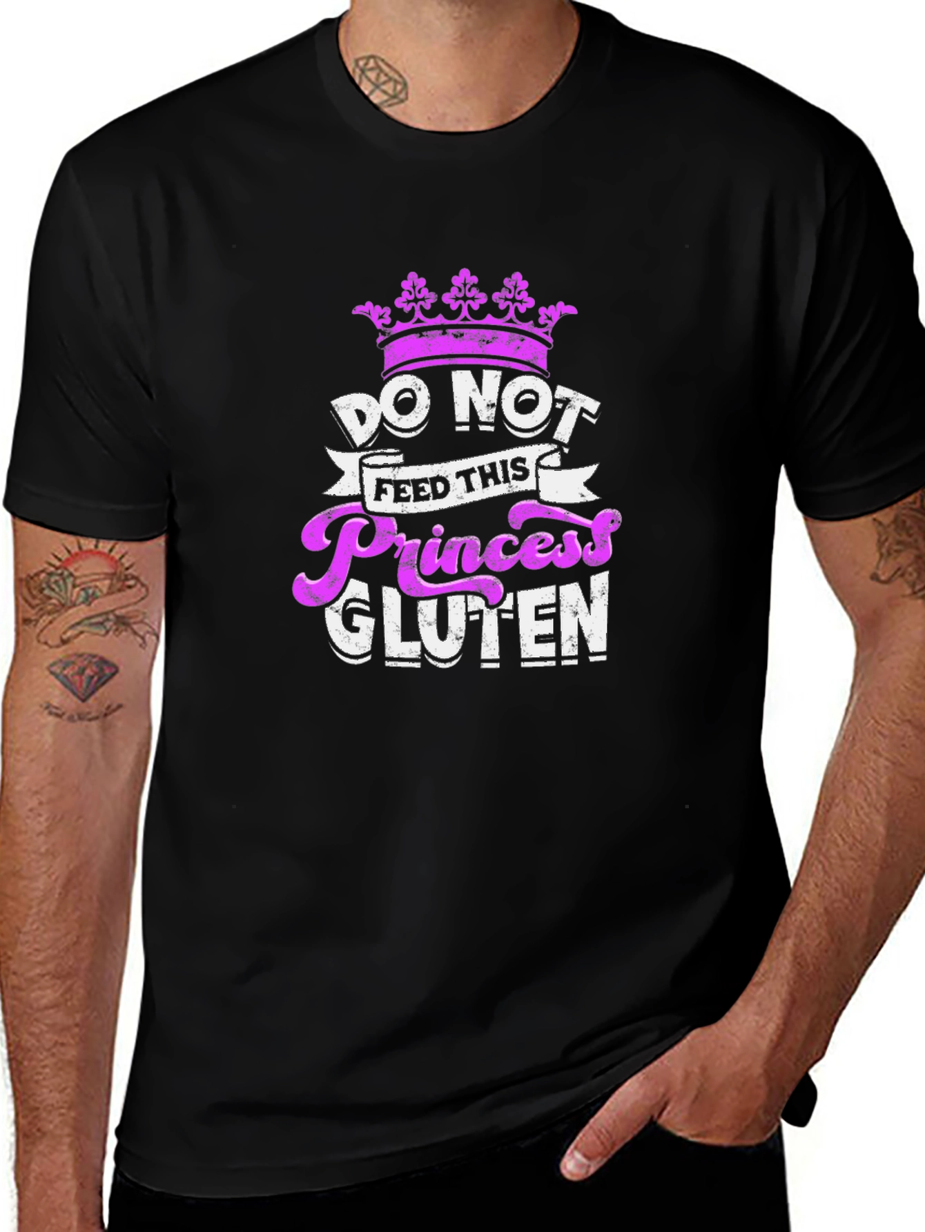 Do Not Feed This Princess Gluten T-Shirt