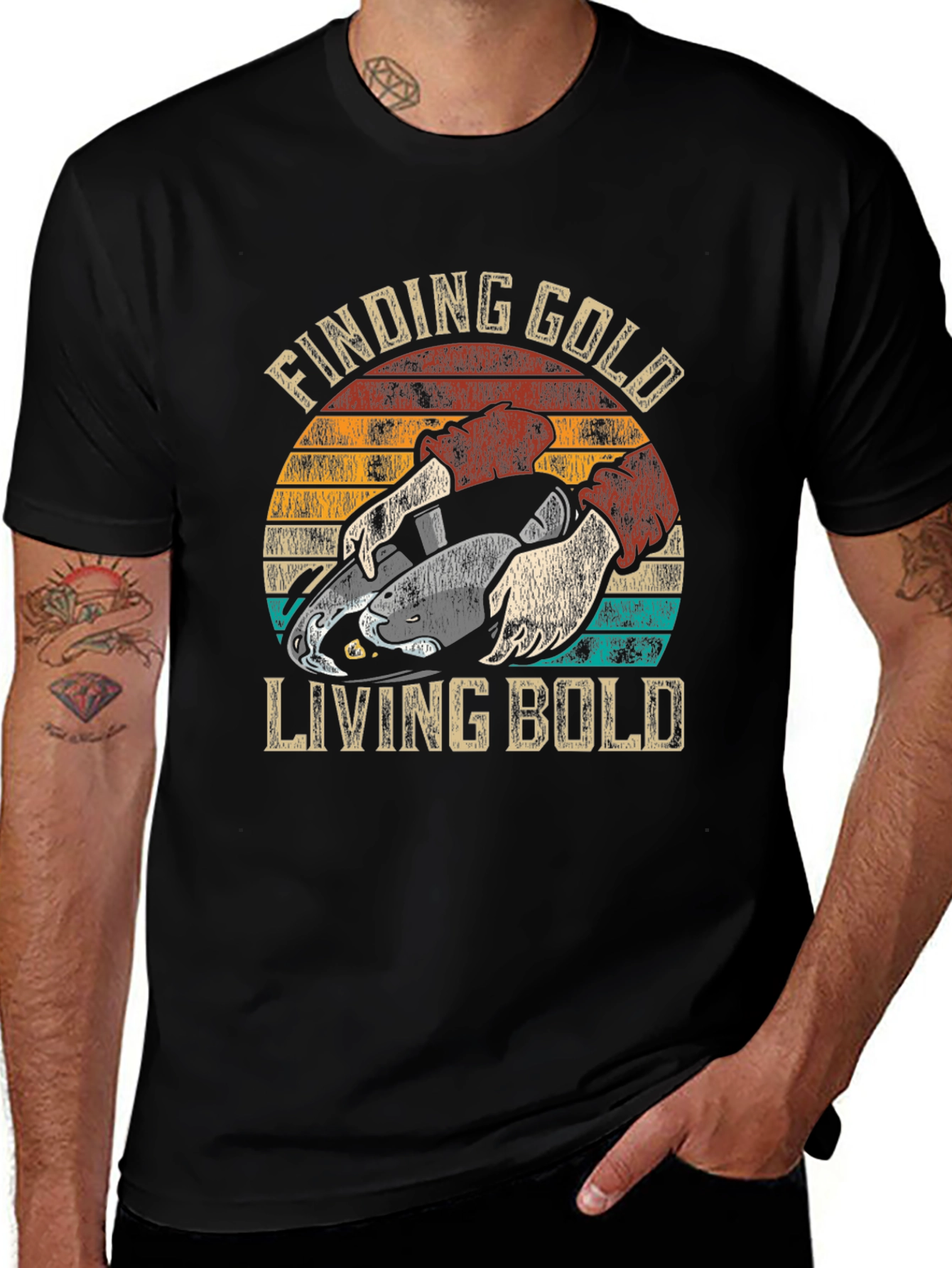 Variant 5 of Finding Gold Living Bold Graphic T-Shirt