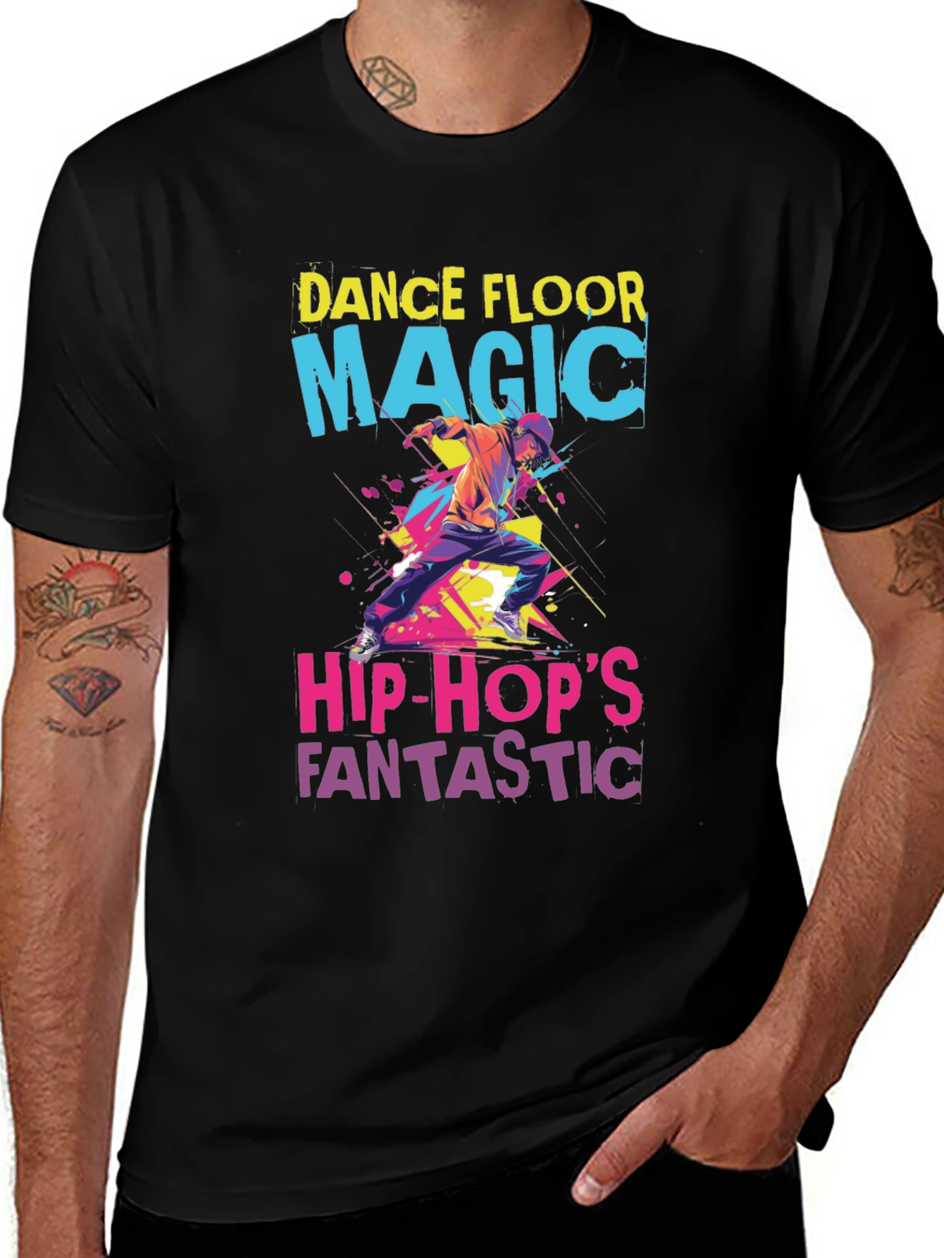 Variant 6 of Dance Floor Magic Hip-Hop T-Shirt