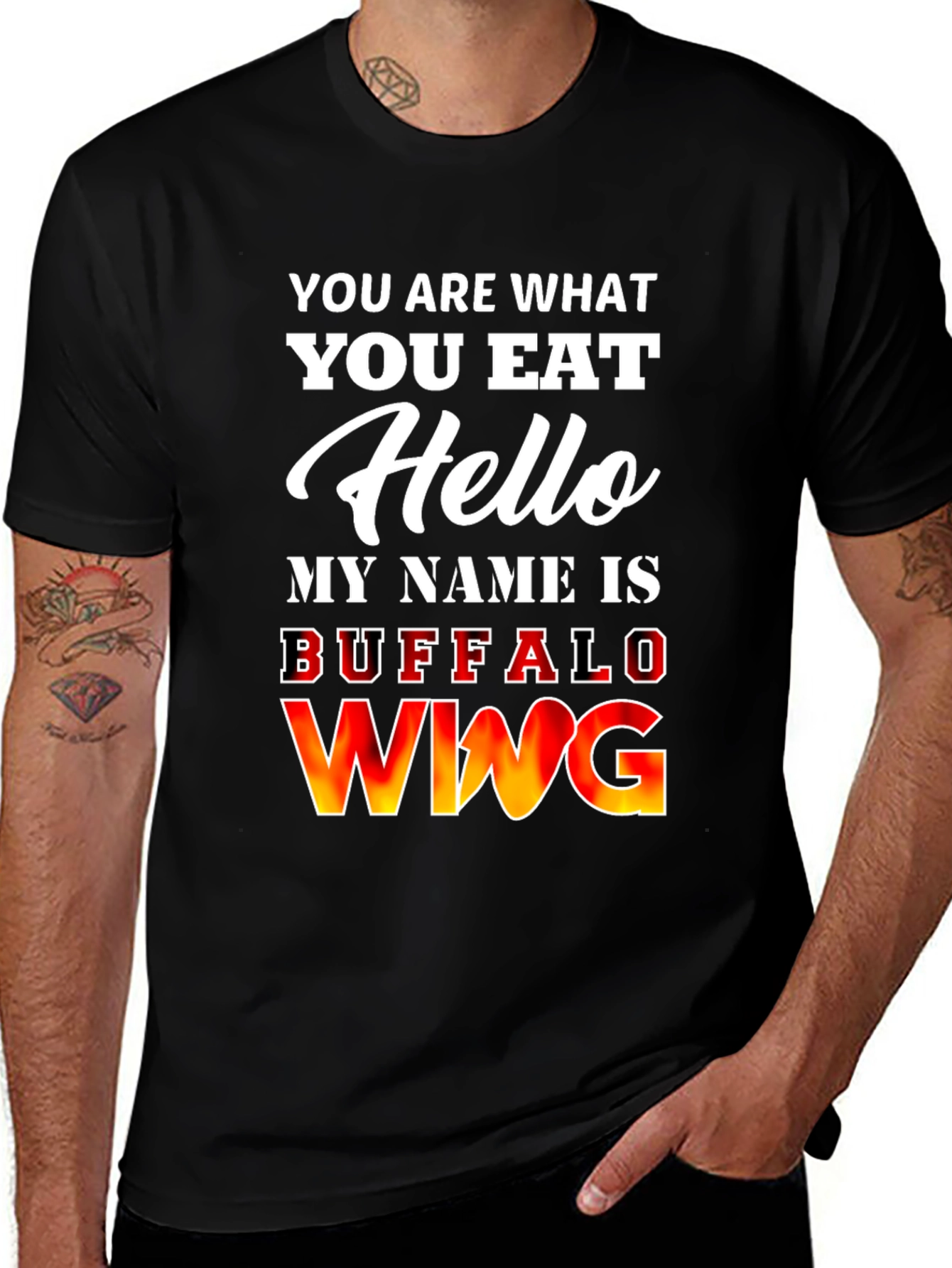 Buffalo WWG Wings T-Shirt - You Are What You Eat Tee
