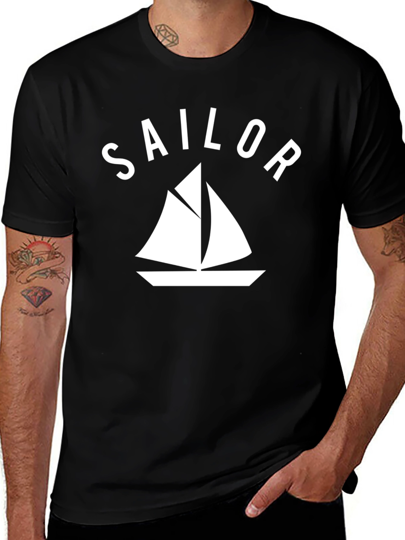 Sailor Graphic Tee - Classic Boating T-Shirt
