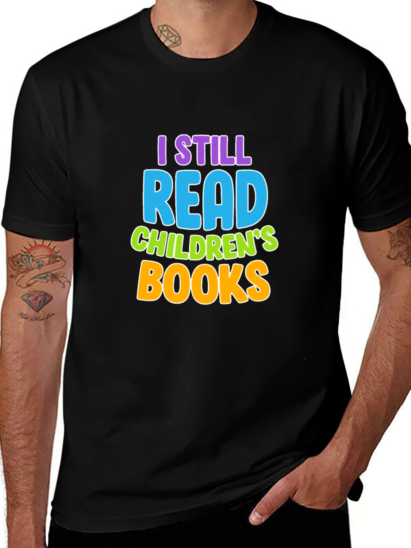 Variant 30 of I Still Read Children's Books Graphic T-Shirt