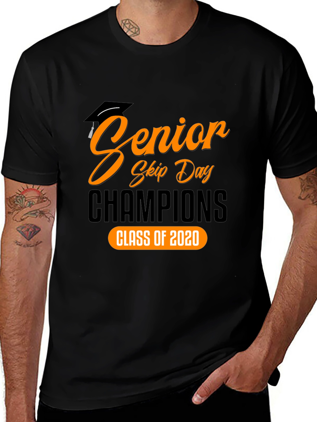 Variant 9 of Senior Skip Day 2020 Champions T-Shirt