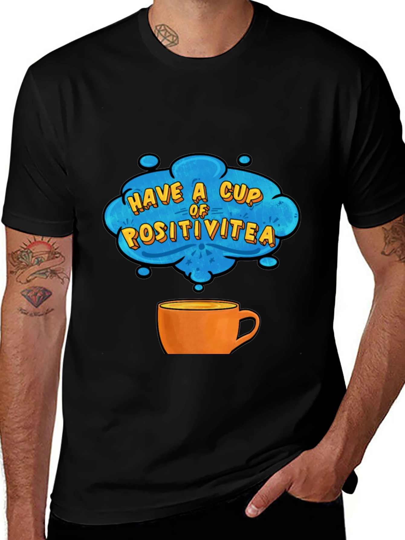 Variant 4 of PositiviTEA Graphic Tee -  Comfy Everyday T-Shirt