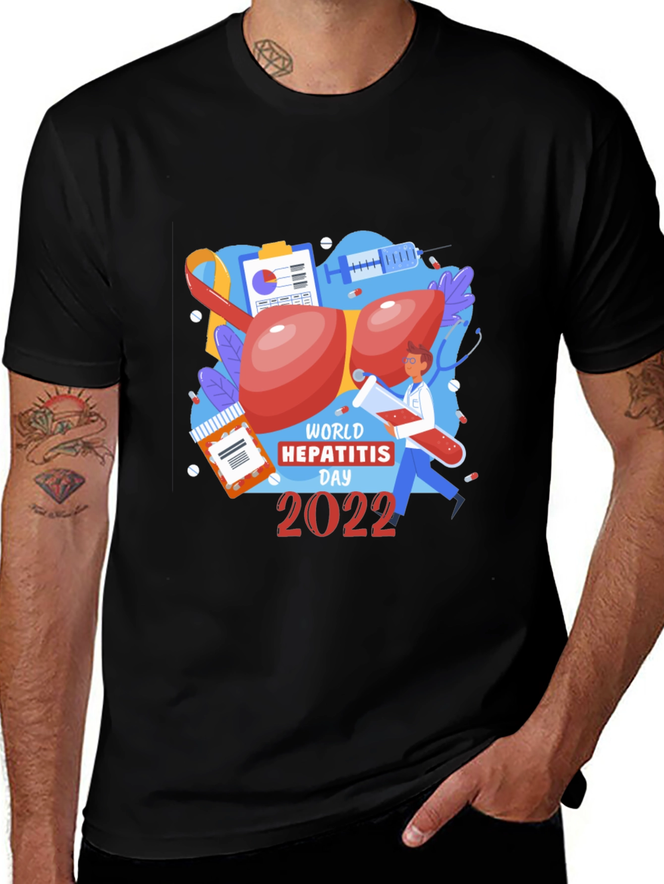 Variant 30 of World Hepatitis Day 2022 Graphic T-Shirt