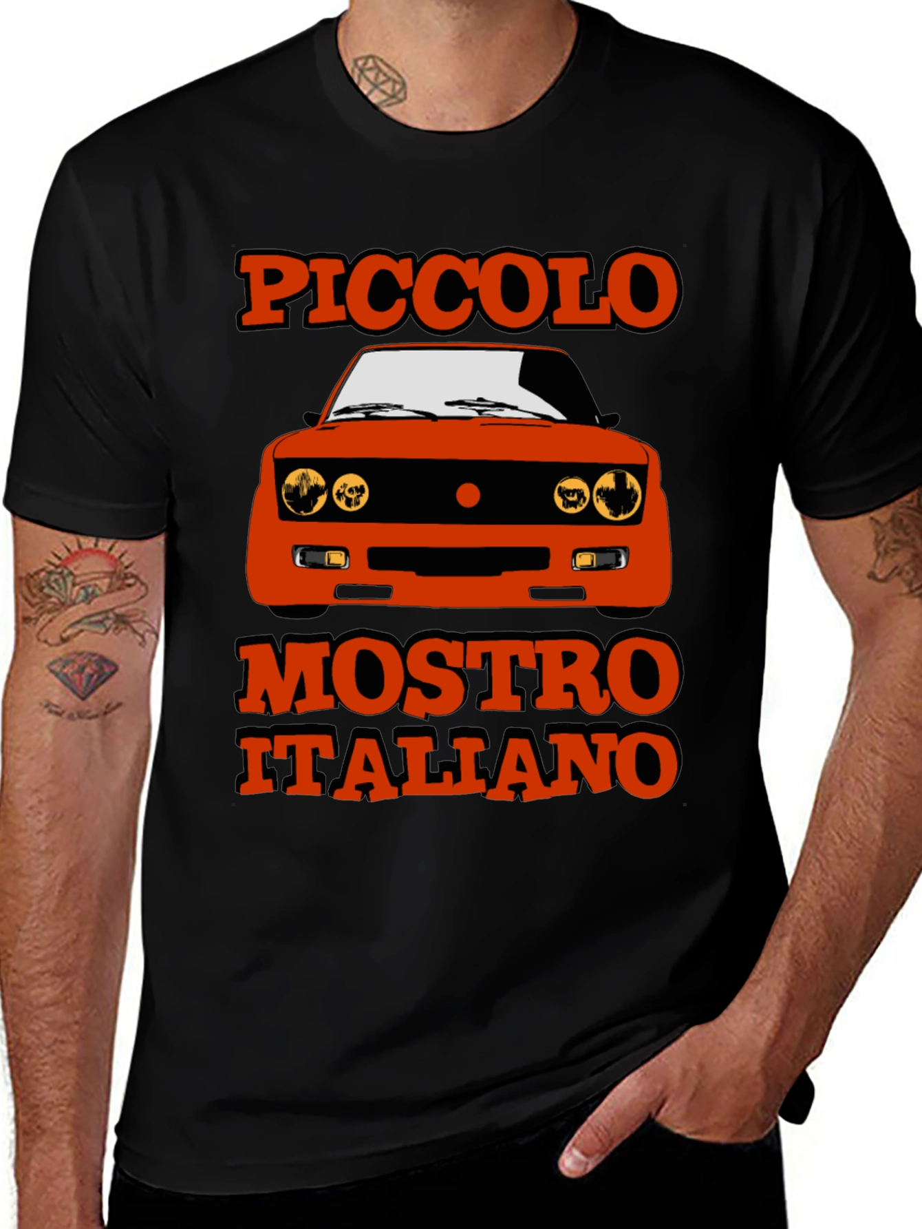 Variant 15 of Piccolo Mostro Italiano Car T-Shirt