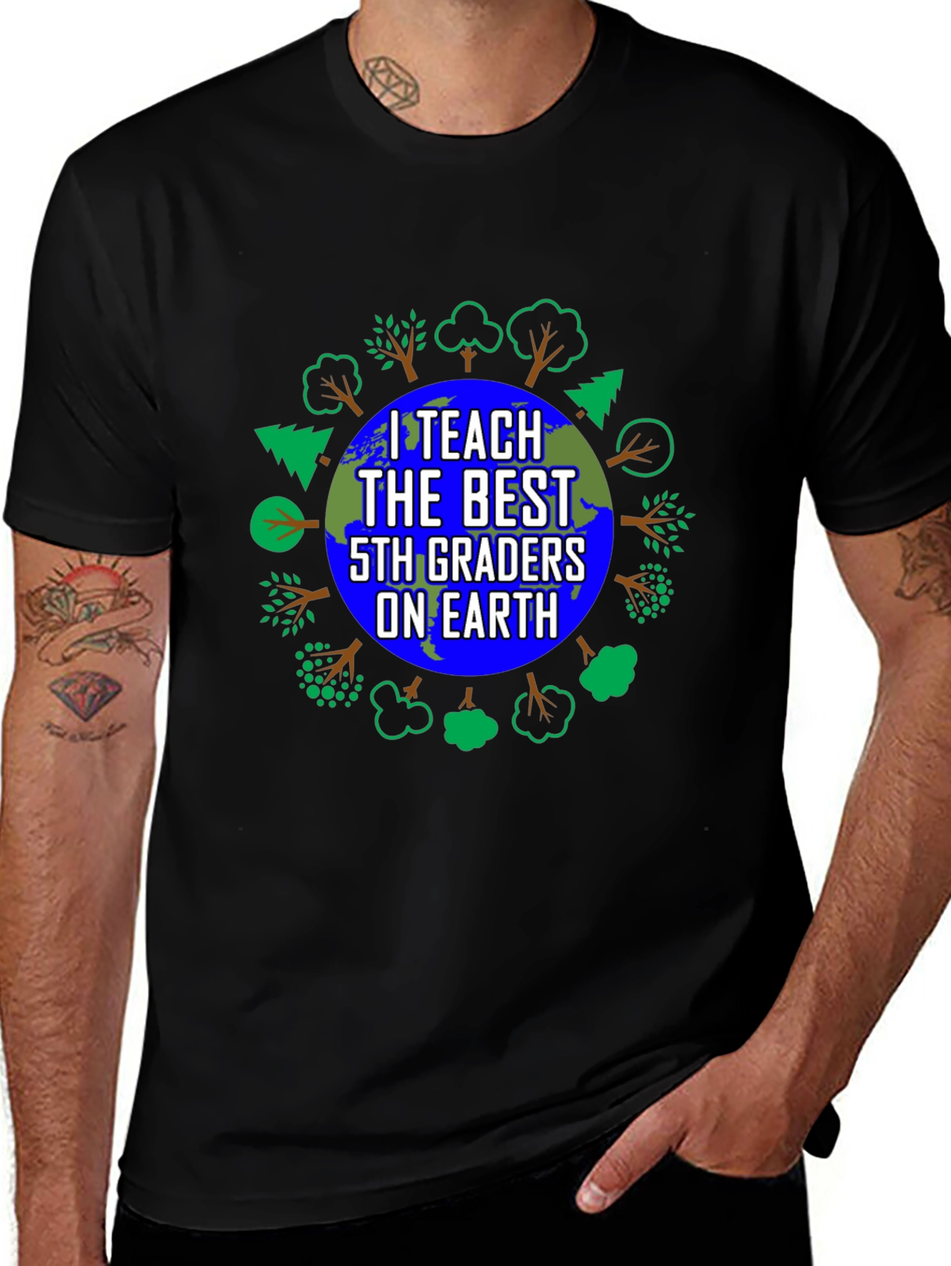 Variant 16 of I Teach the Best 5th Graders on Earth T-Shirt