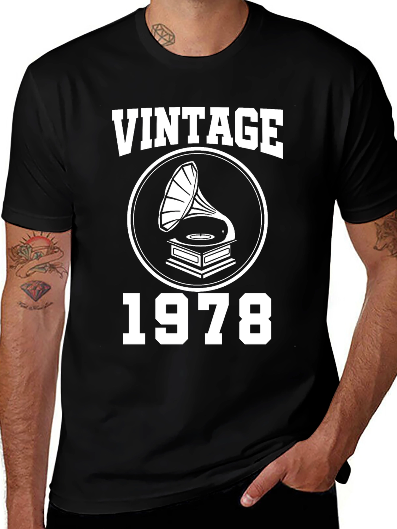 Variant 19 of Vintage 1978 T-Shirt - Retro Music Lover Tee