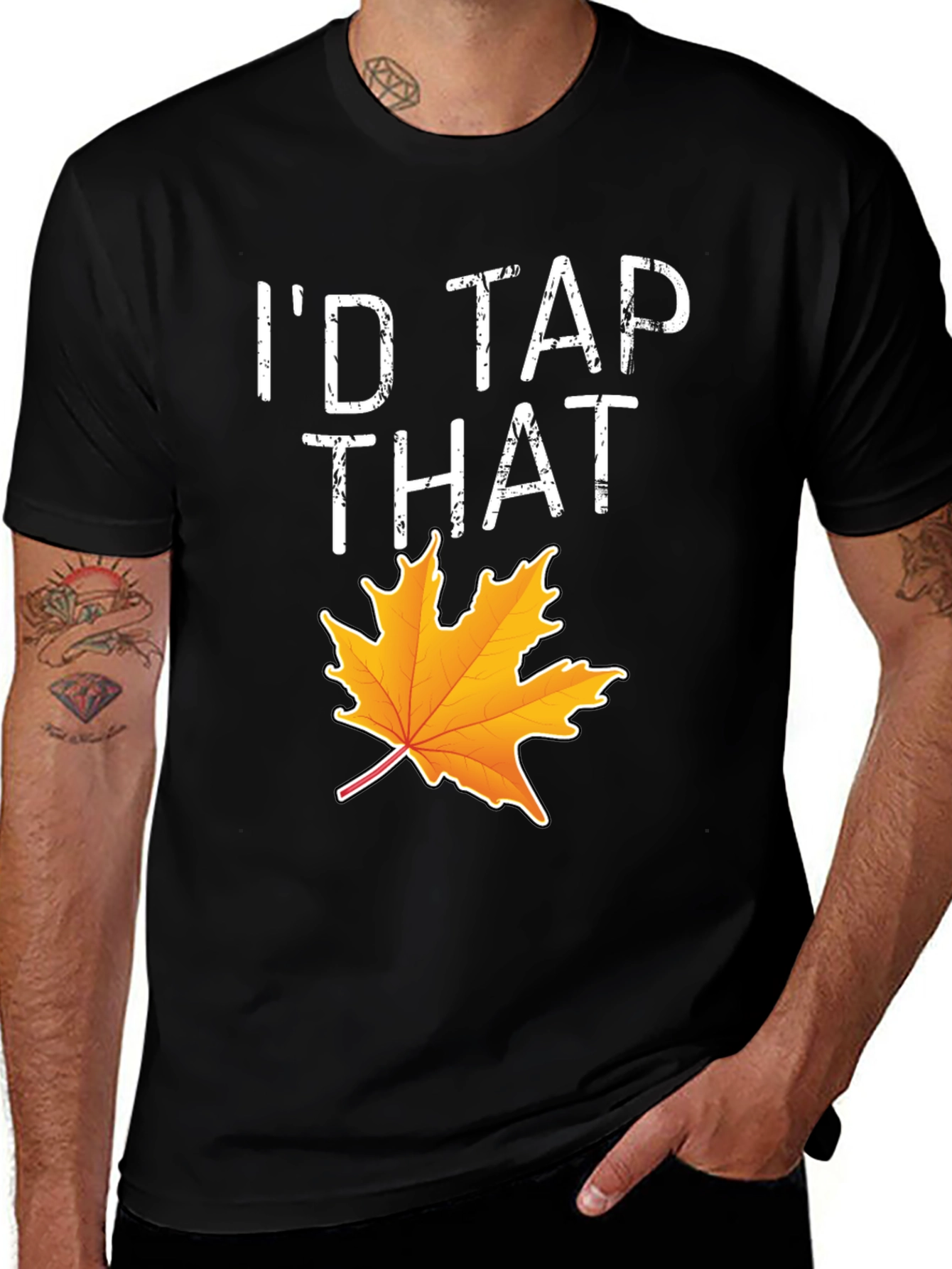 I'd Tap That Maple Leaf Funny T-Shirt