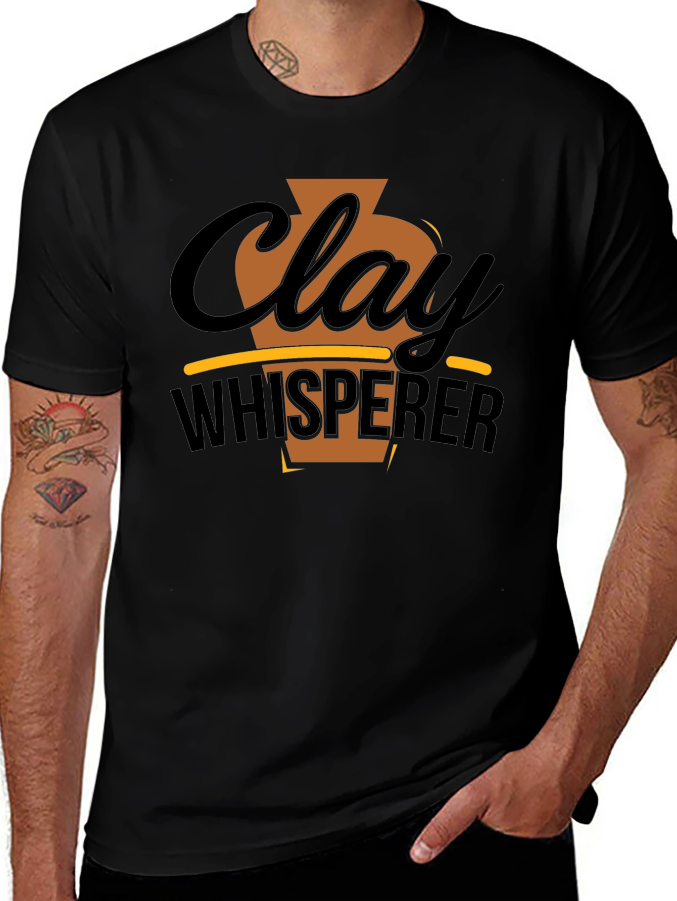Variant 10 of Clay Whisperer Graphic T-Shirt - Pottery Lover Tee
