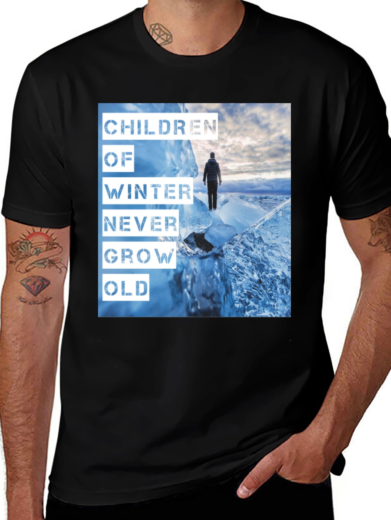 Variant 6 of Children of Winter T-Shirt - Never Grow Old