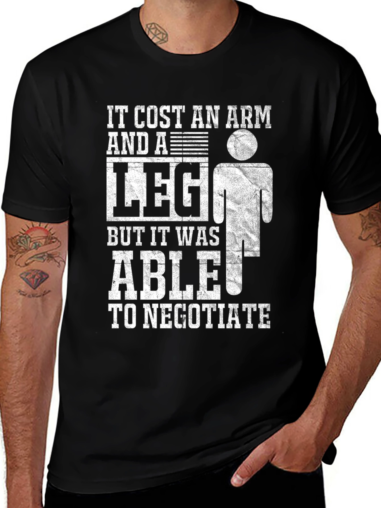 Variant 24 of Cost An Arm And A Leg Negotiate Funny T-Shirt