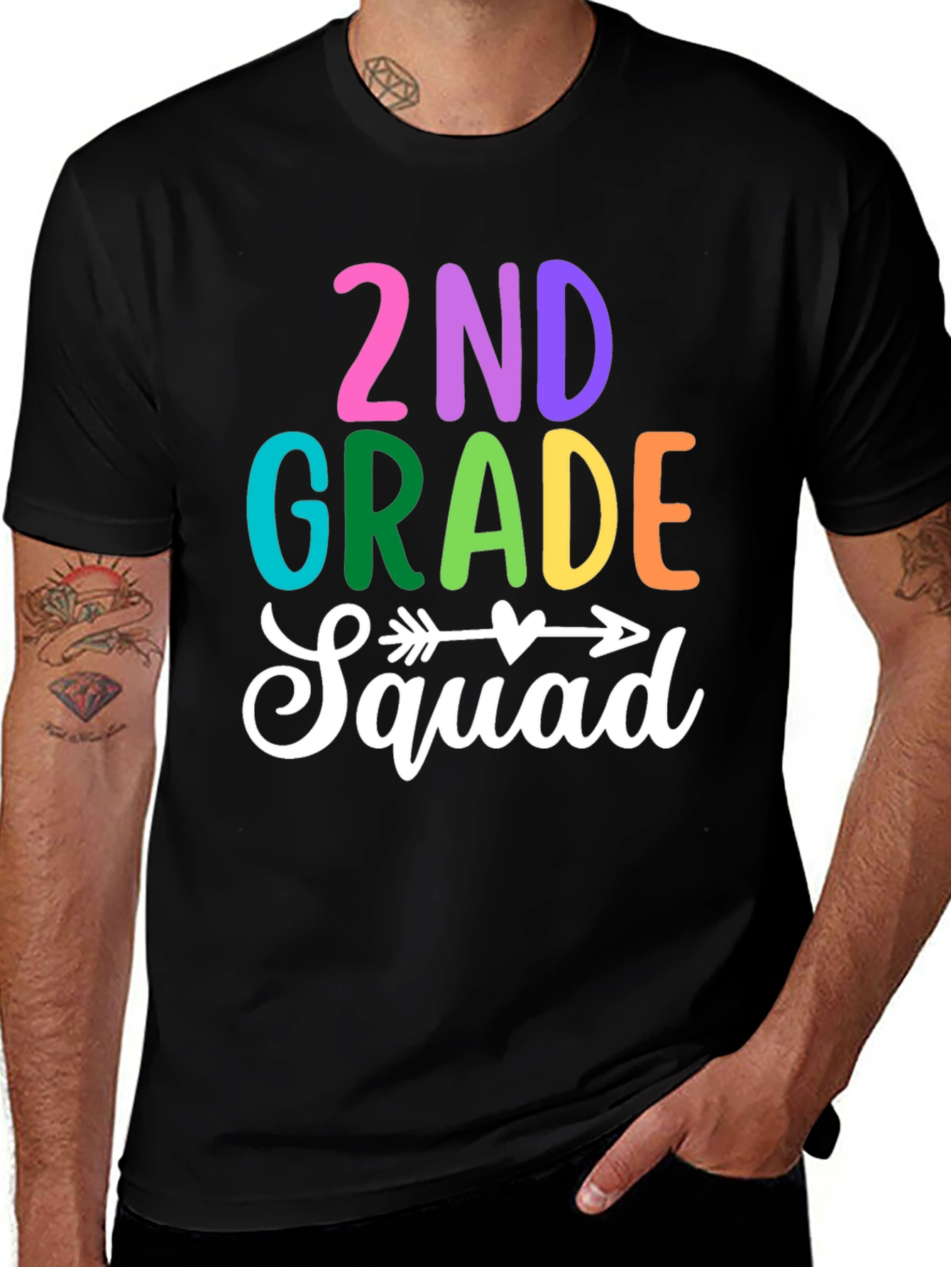 2nd Grade Squad T-Shirt - Back to School Teacher Team Tee