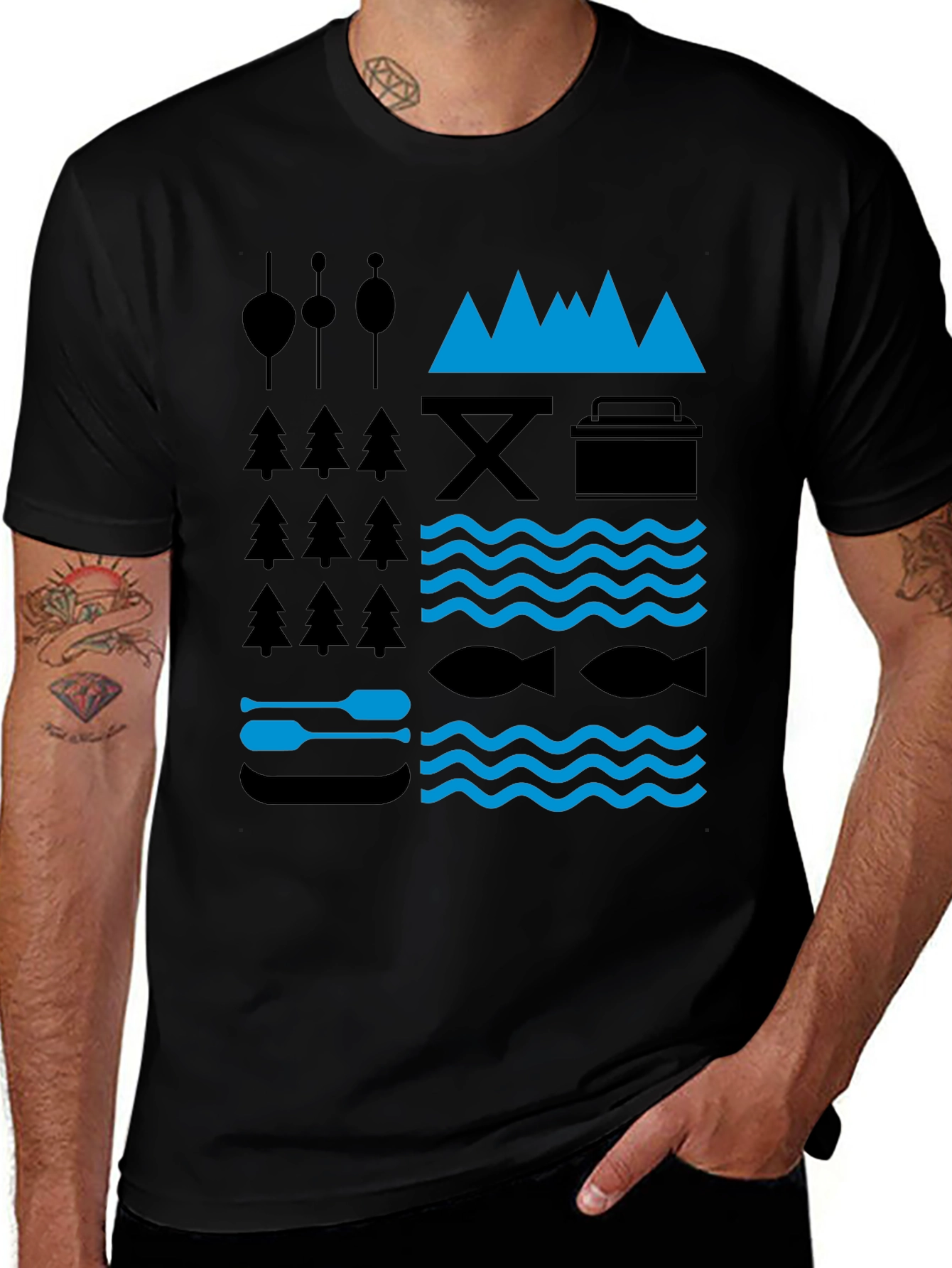 Variant 24 of Outdoor Adventure Graphic Tee - Nature Lover's Shirt