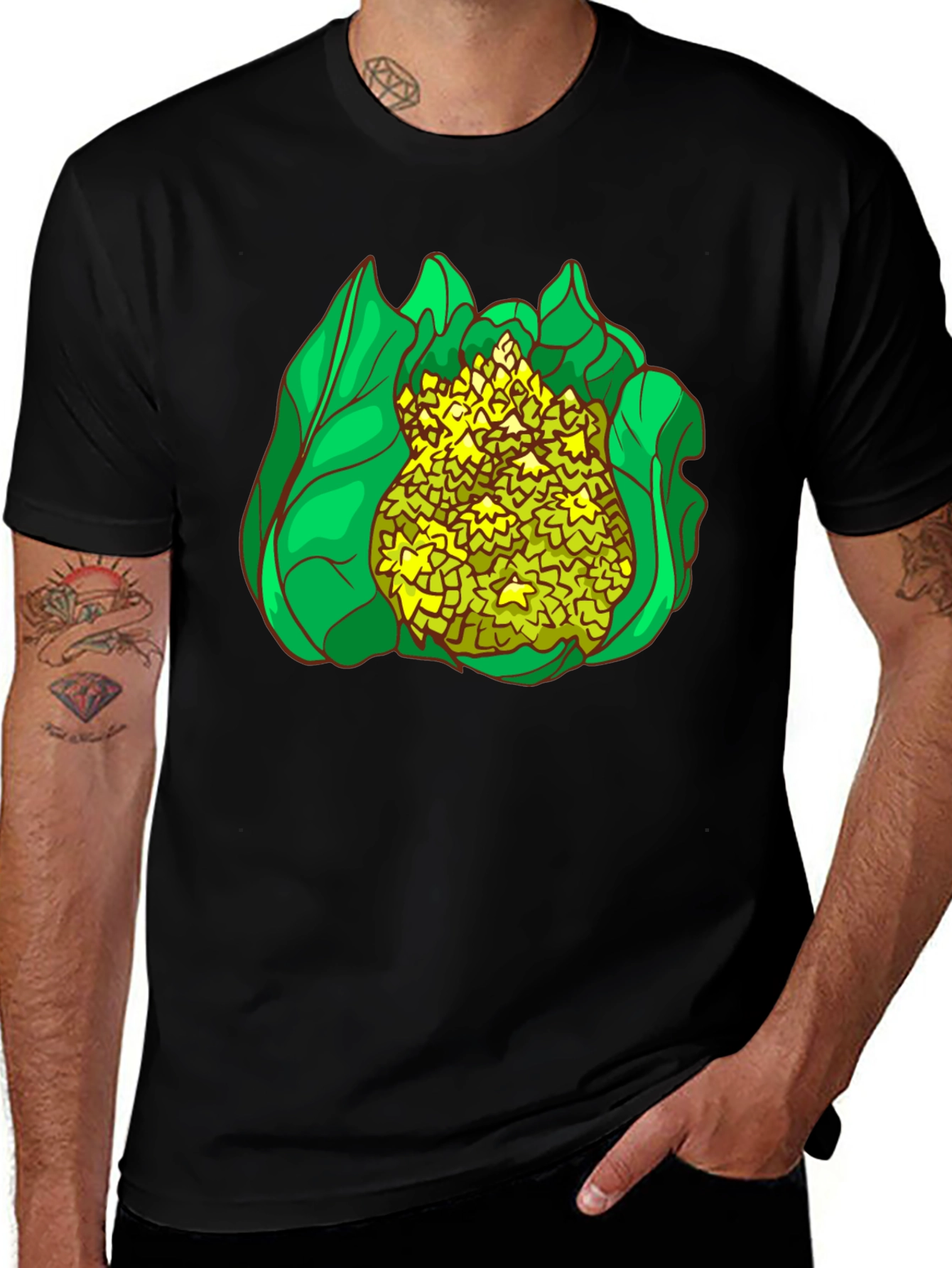 Variant 10 of Cauliflower Graphic Tee - Quirky Vegetable T-Shirt