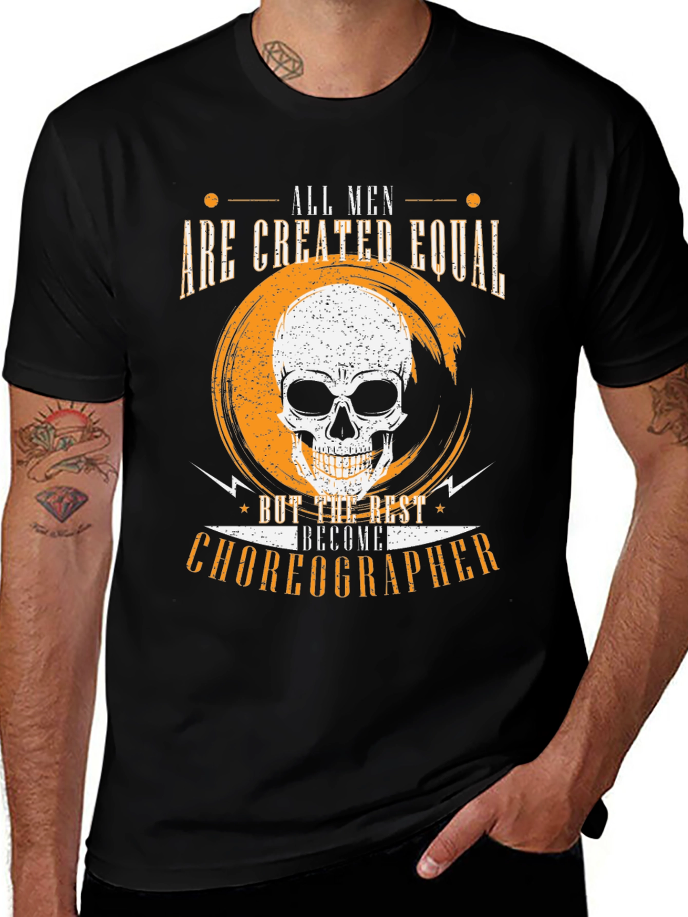 Variant 17 of Choreographer Skull Graphic T-Shirt