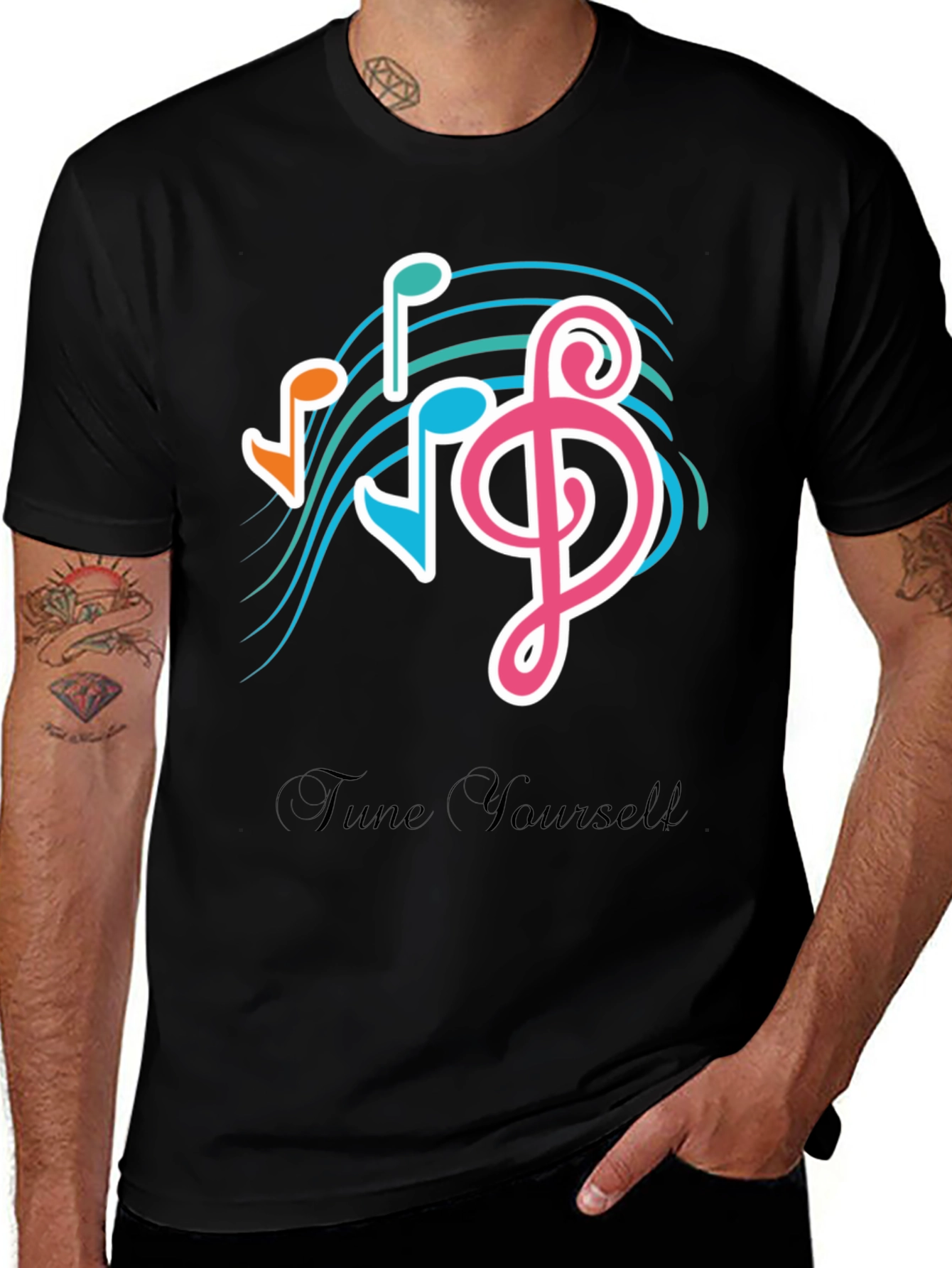 Tune Yourself Graphic T-Shirt