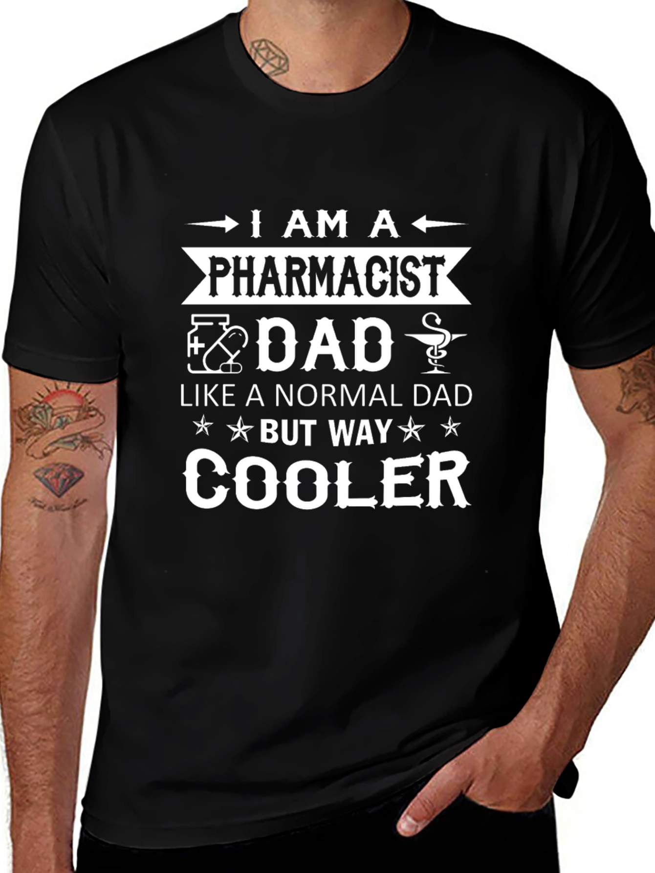 Pharmacist Dad T-Shirt: Cool Dad Edition